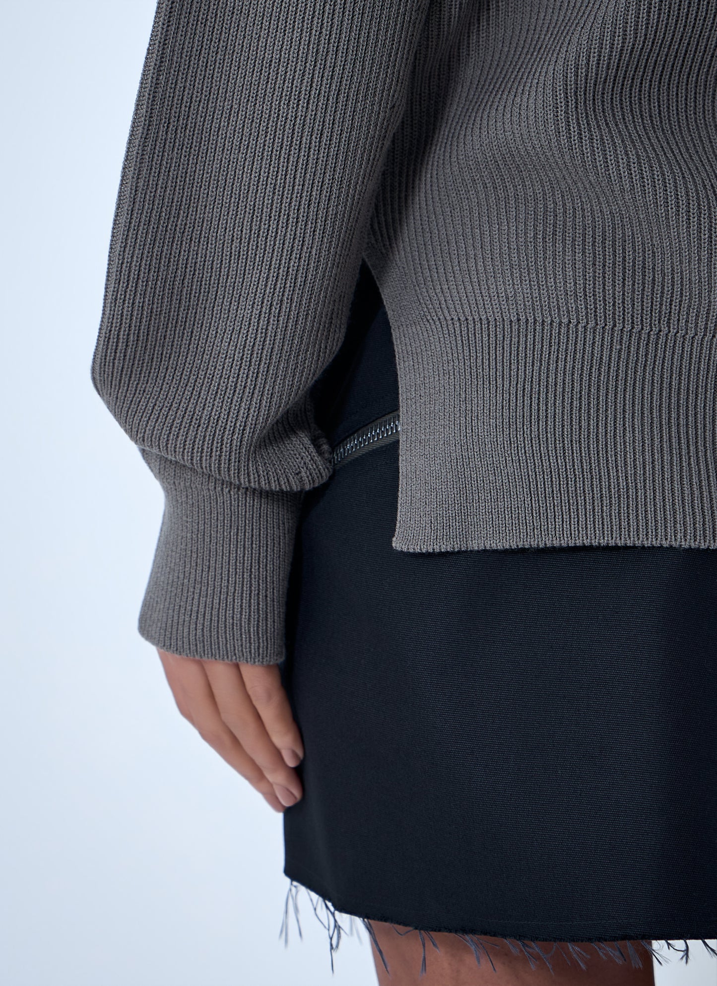 Rick Owens Women Ribbed Knit Sweater RICK OWENS