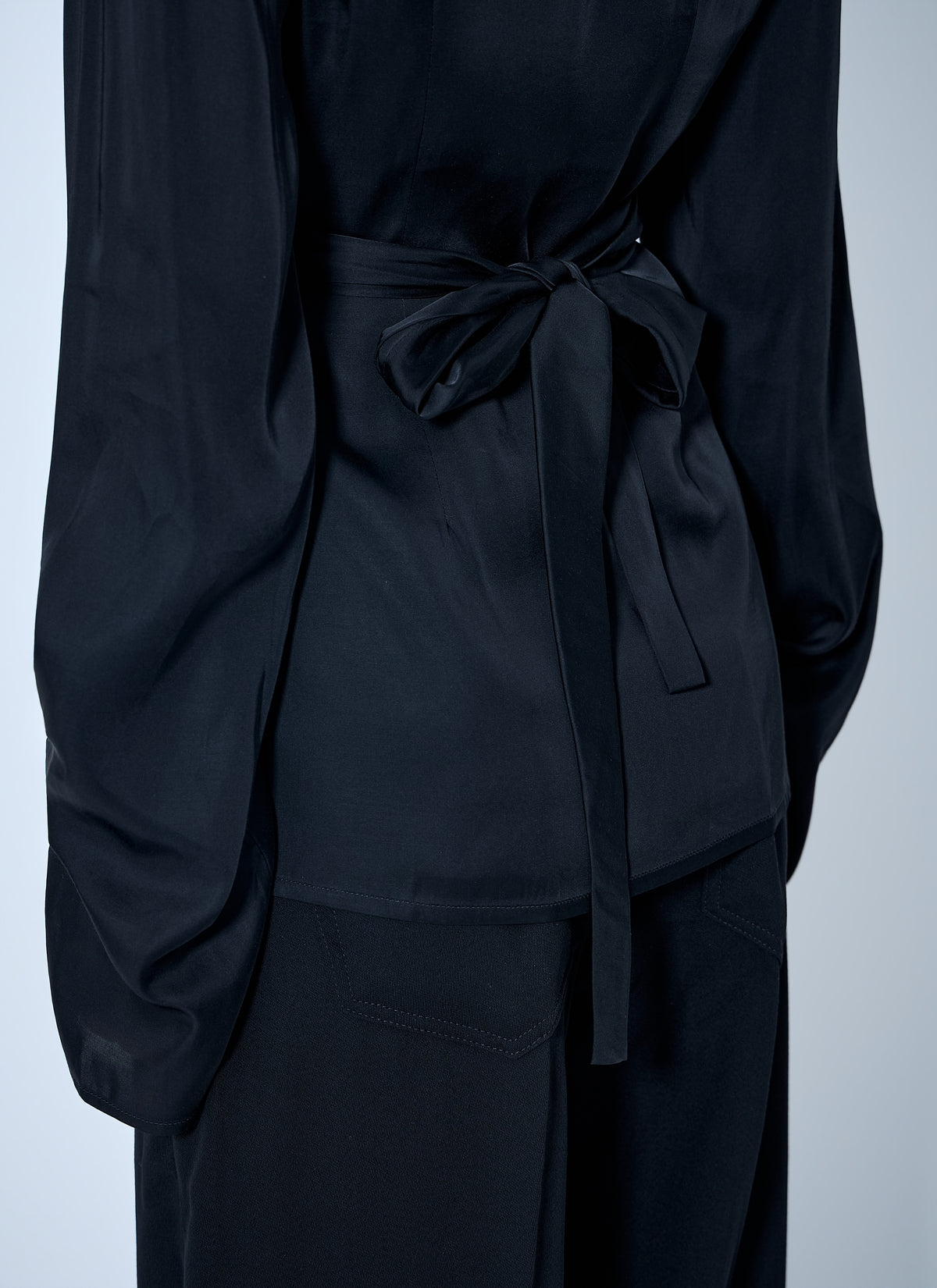 Rick Owens Women Laura Satin Wrap Top RICK OWENS