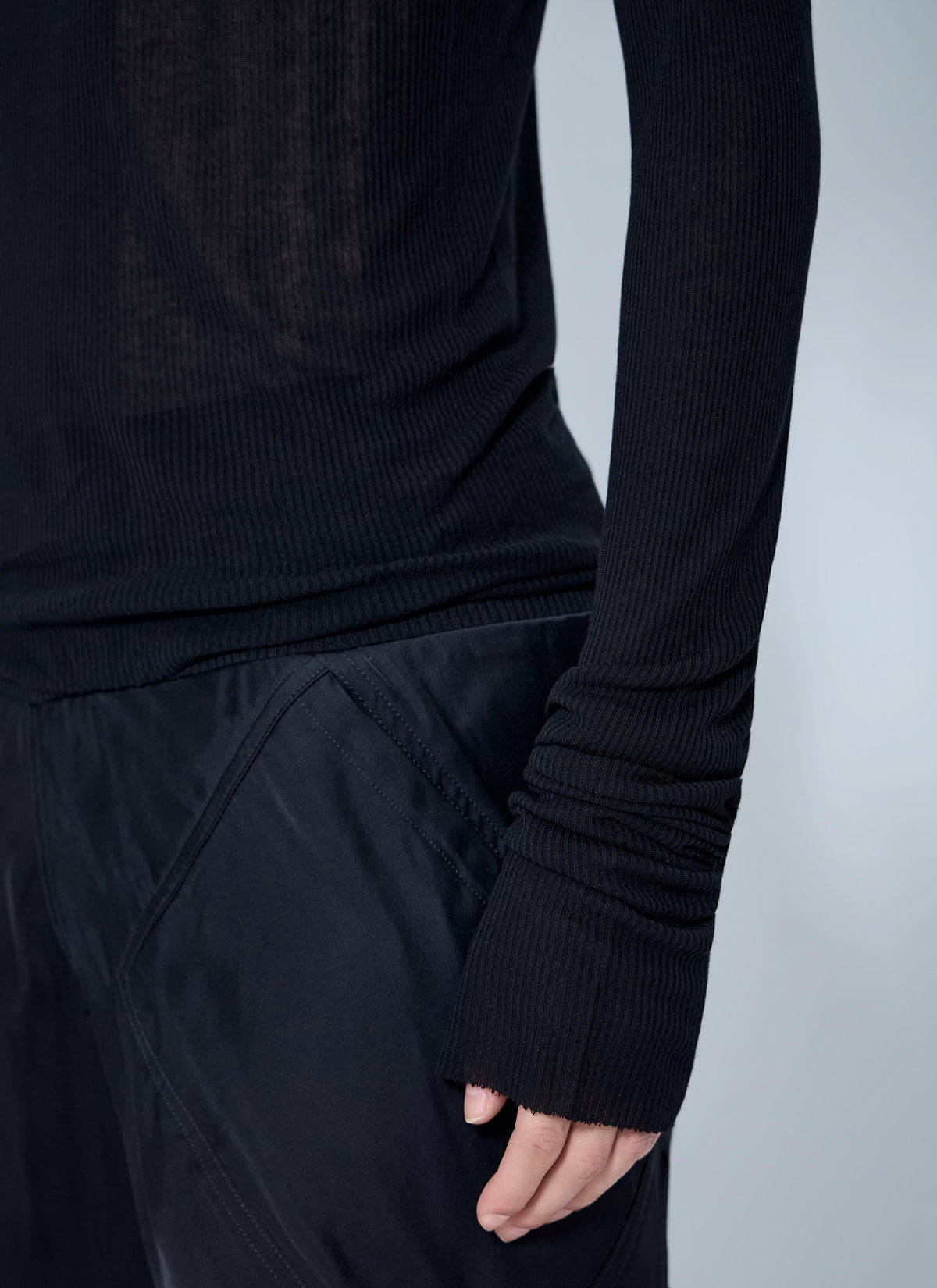 Rick Owens Women Long Sleeve Hooded Top RICK OWENS
