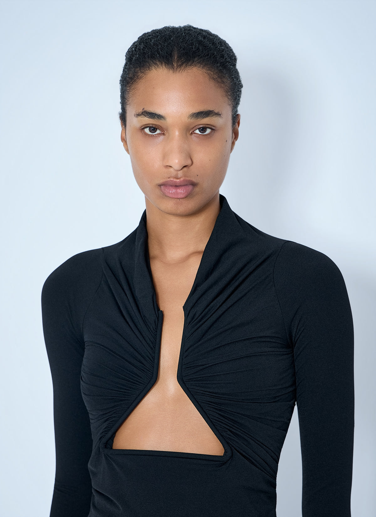 Rick Owens Women Jersey Ls Prong Top RICK OWENS