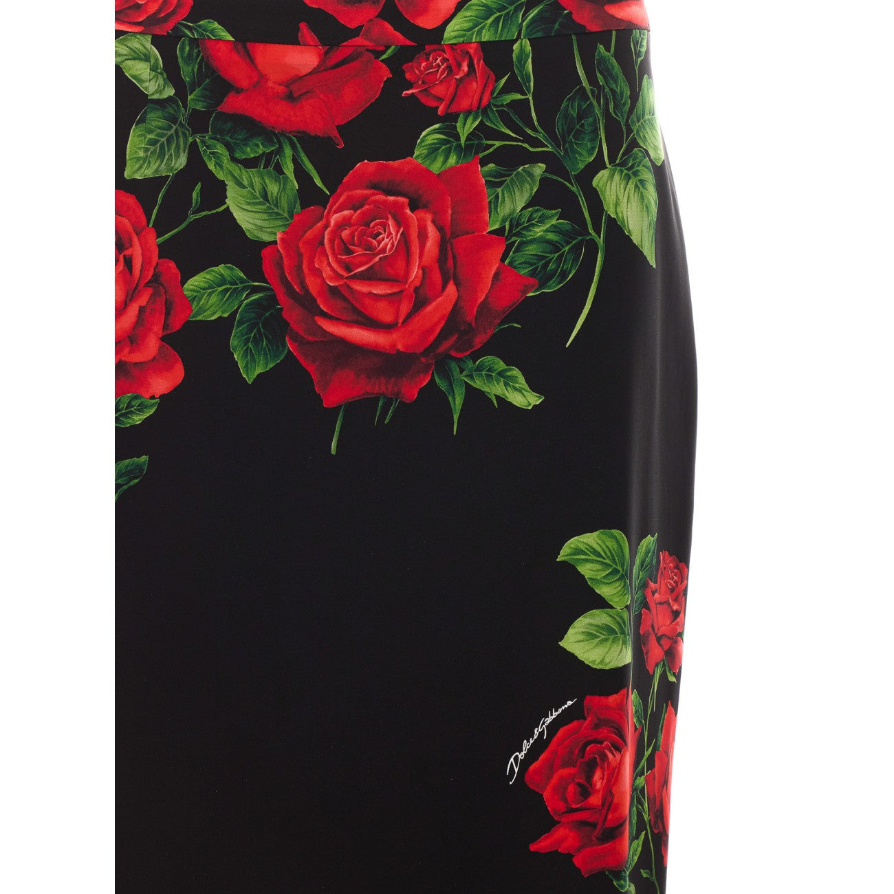 Dolce&Gabbana Women Roses Print Midi Skirt DOLCE & GABBANA