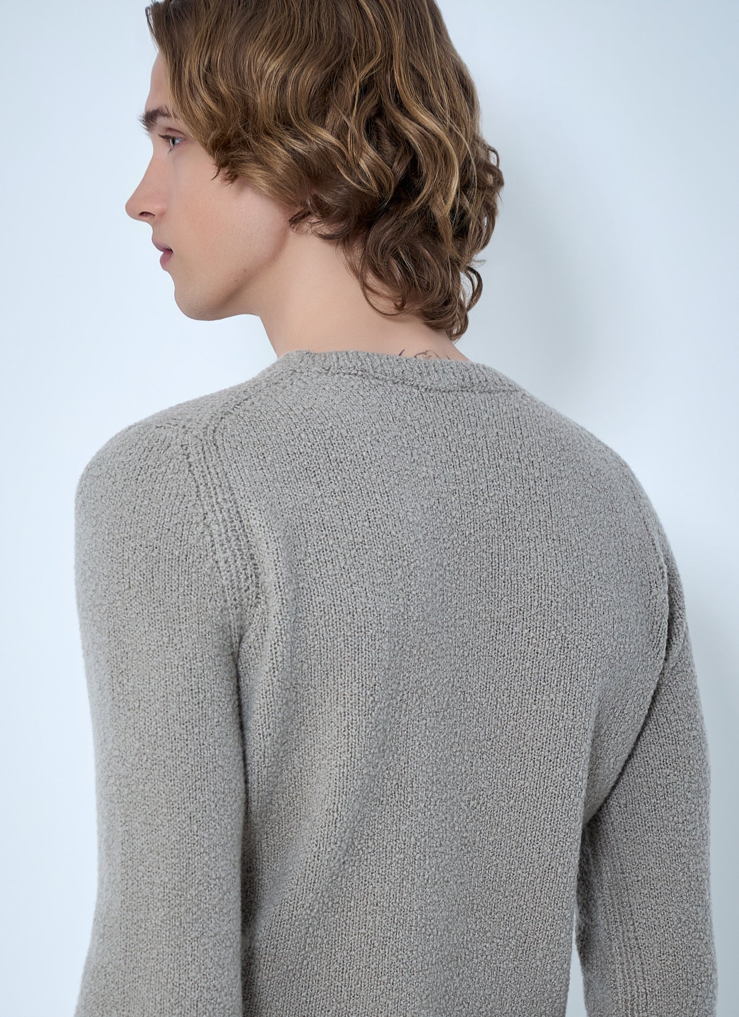 Rier Men Textured Knit Sweater RIER