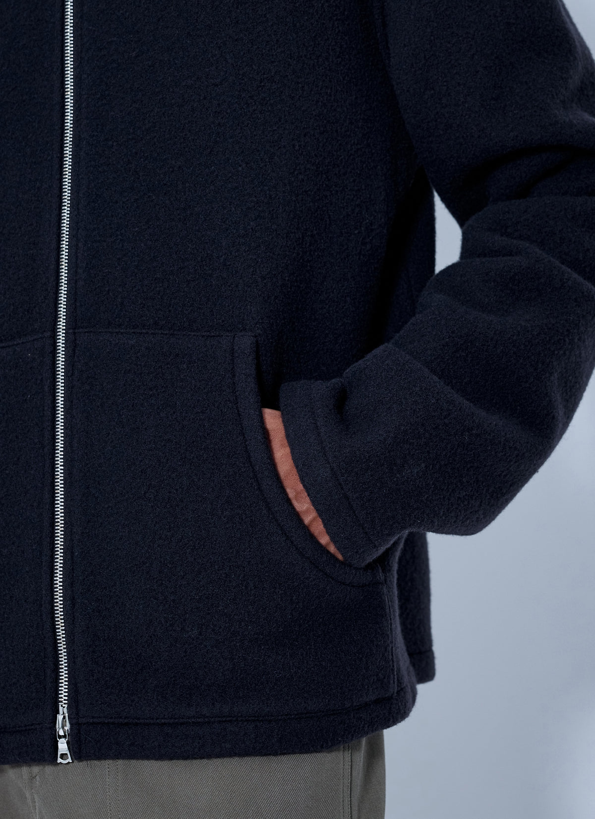 Rier Men Fleece Full Zip Sweatshirt RIER