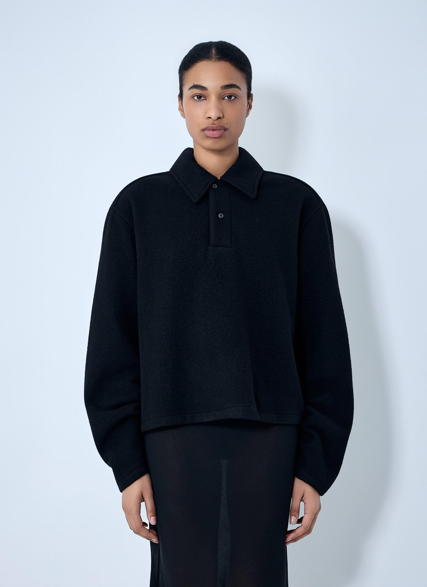 Rier Women Wool Blend Polo Sweater RIER