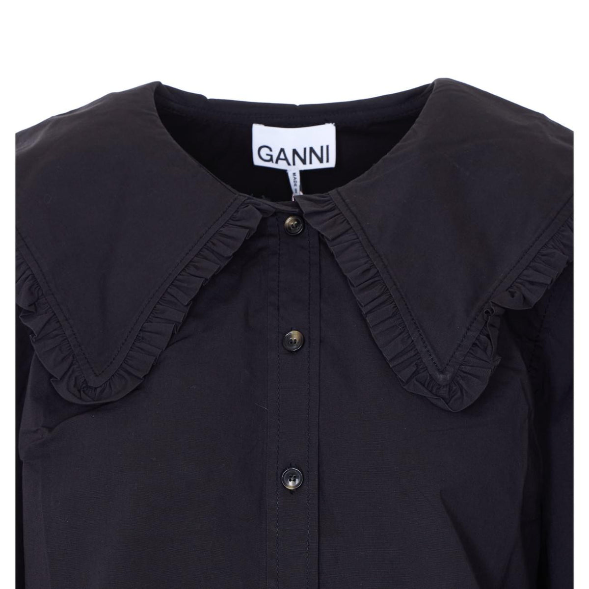 Ganni Women Ruffle Shirt GANNI