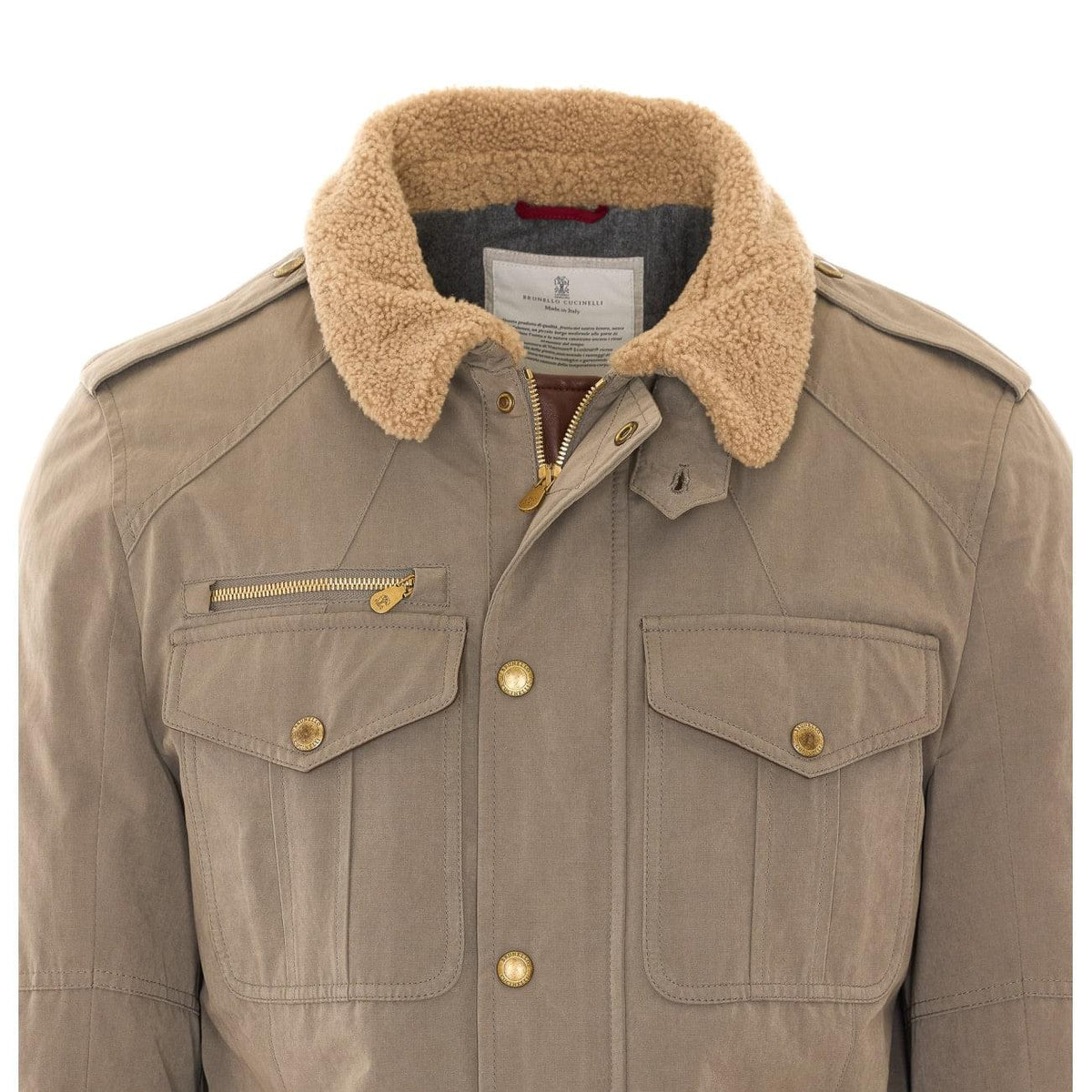 Brunello Cucinelli Men Safari Jacket BRUNELLO CUCINELLI