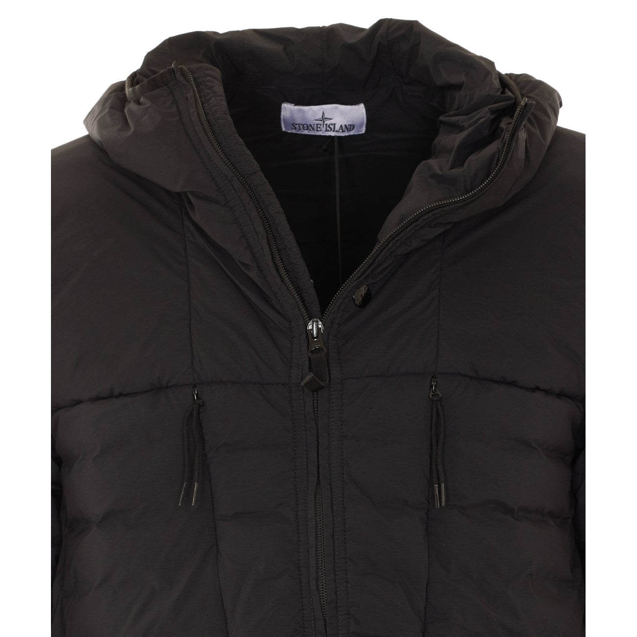 Stone Island Men Seamless Tunnel Nylon Logo Down Jacket STONE ISLAND