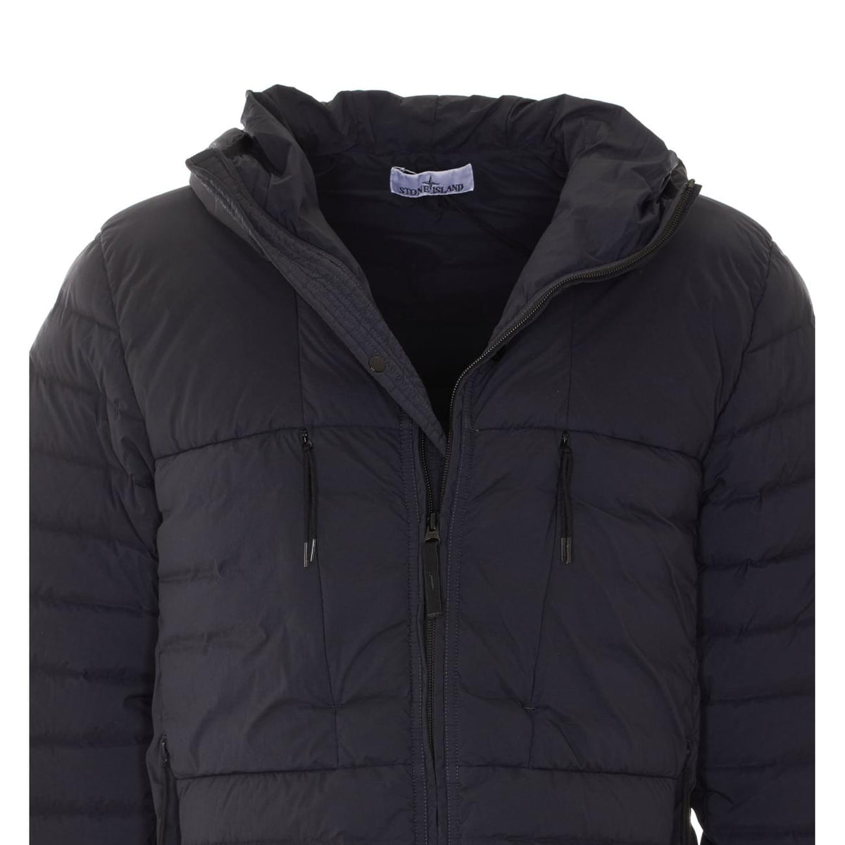 Stone Island Men Seamless Tunnel Nylon Logo Down Jacket STONE ISLAND