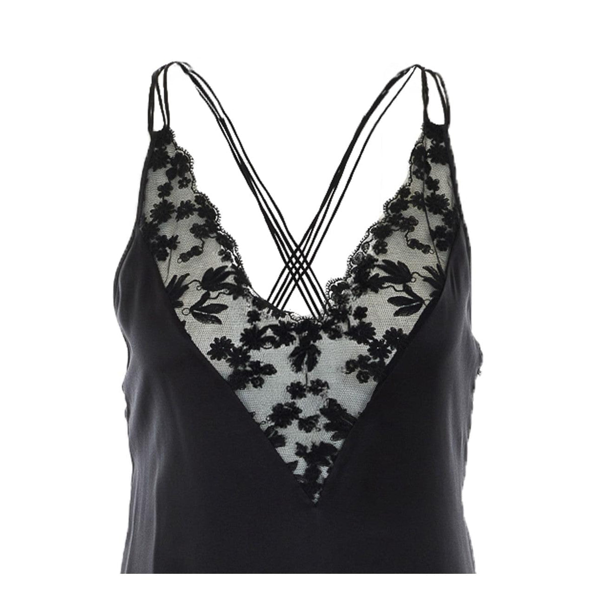 Fendi Women Silk And Lace Dress FENDI
