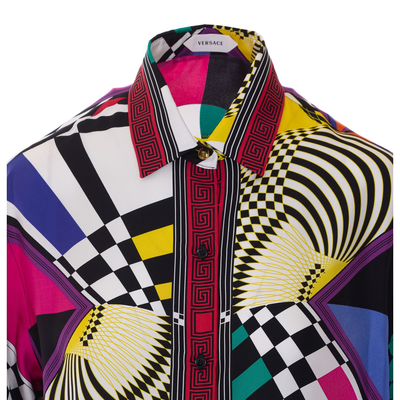 Versace Women Silk Twill Teatro Print Shirt VERSACE