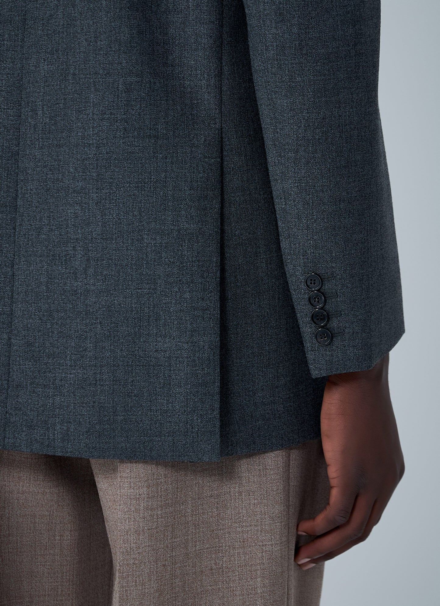 Saint Laurent Men Double-Breasted Wool Blazer SAINT LAURENT