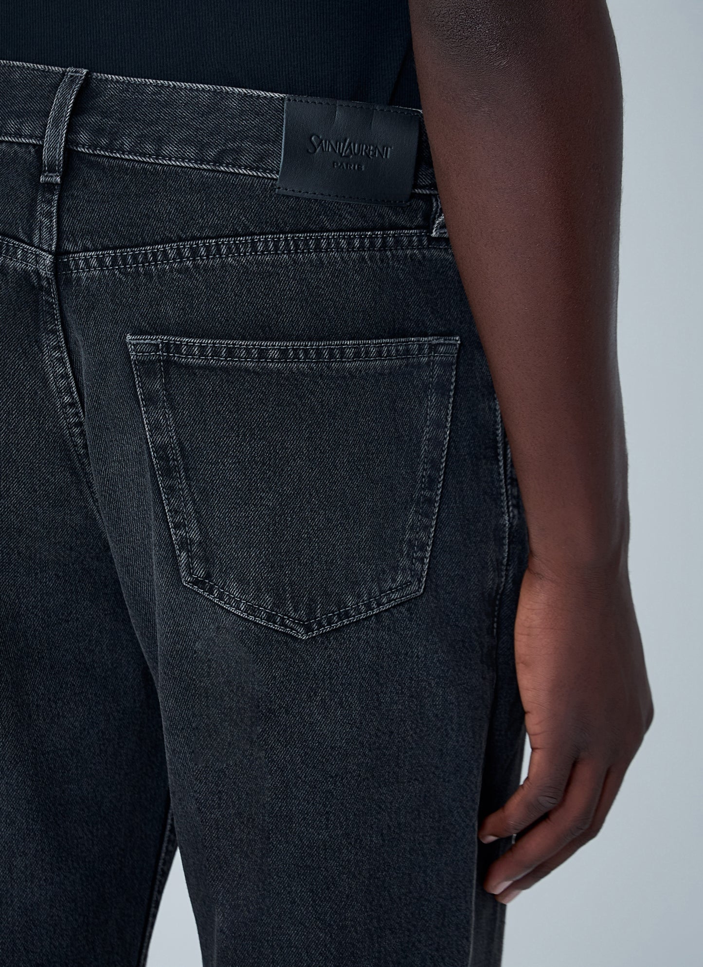 Saint Laurent Men Straight-Leg Denim Jeans SAINT LAURENT