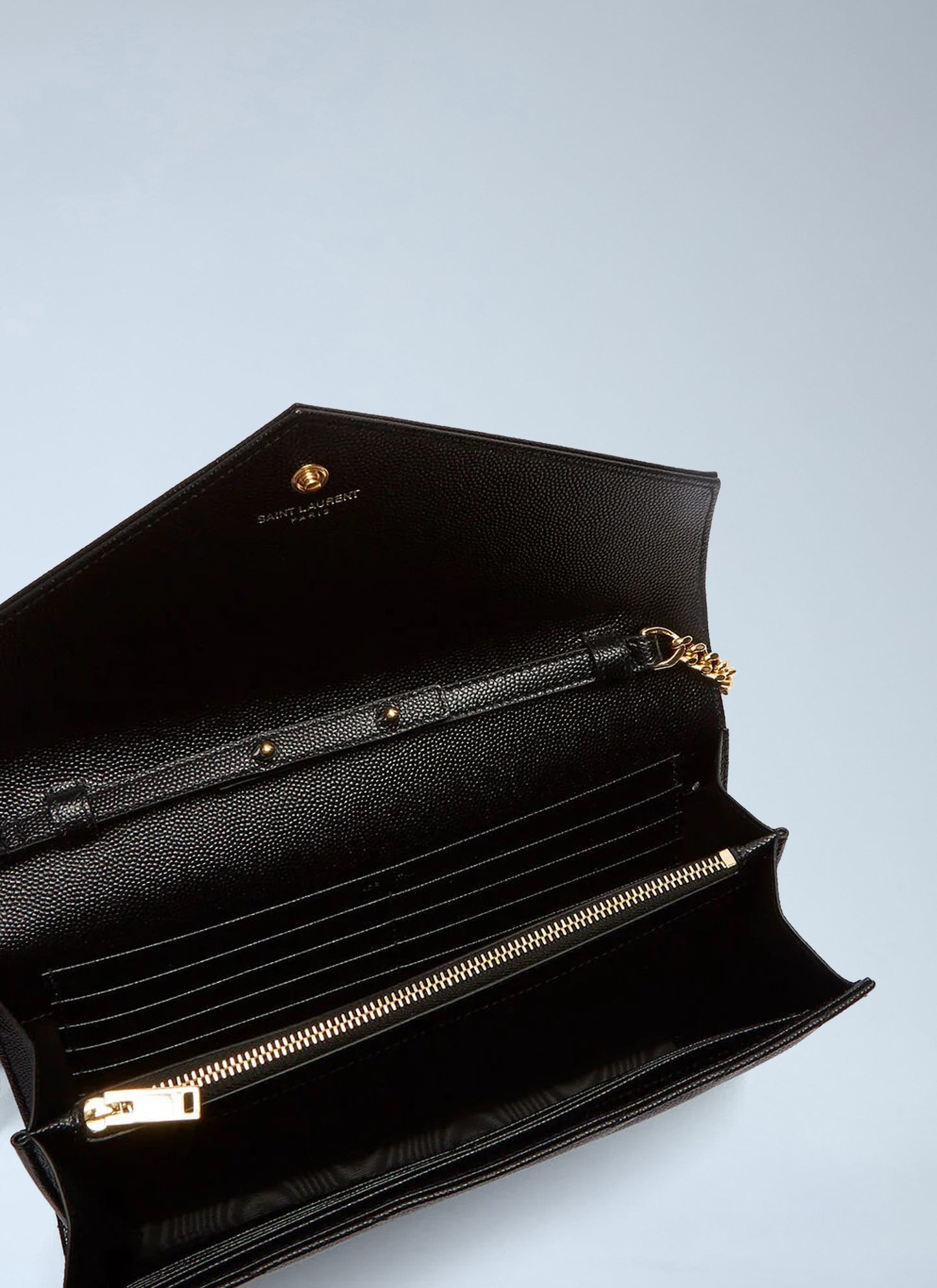 Saint Laurent Women Cassandre Matelassé Chain Wallet SAINT LAURENT