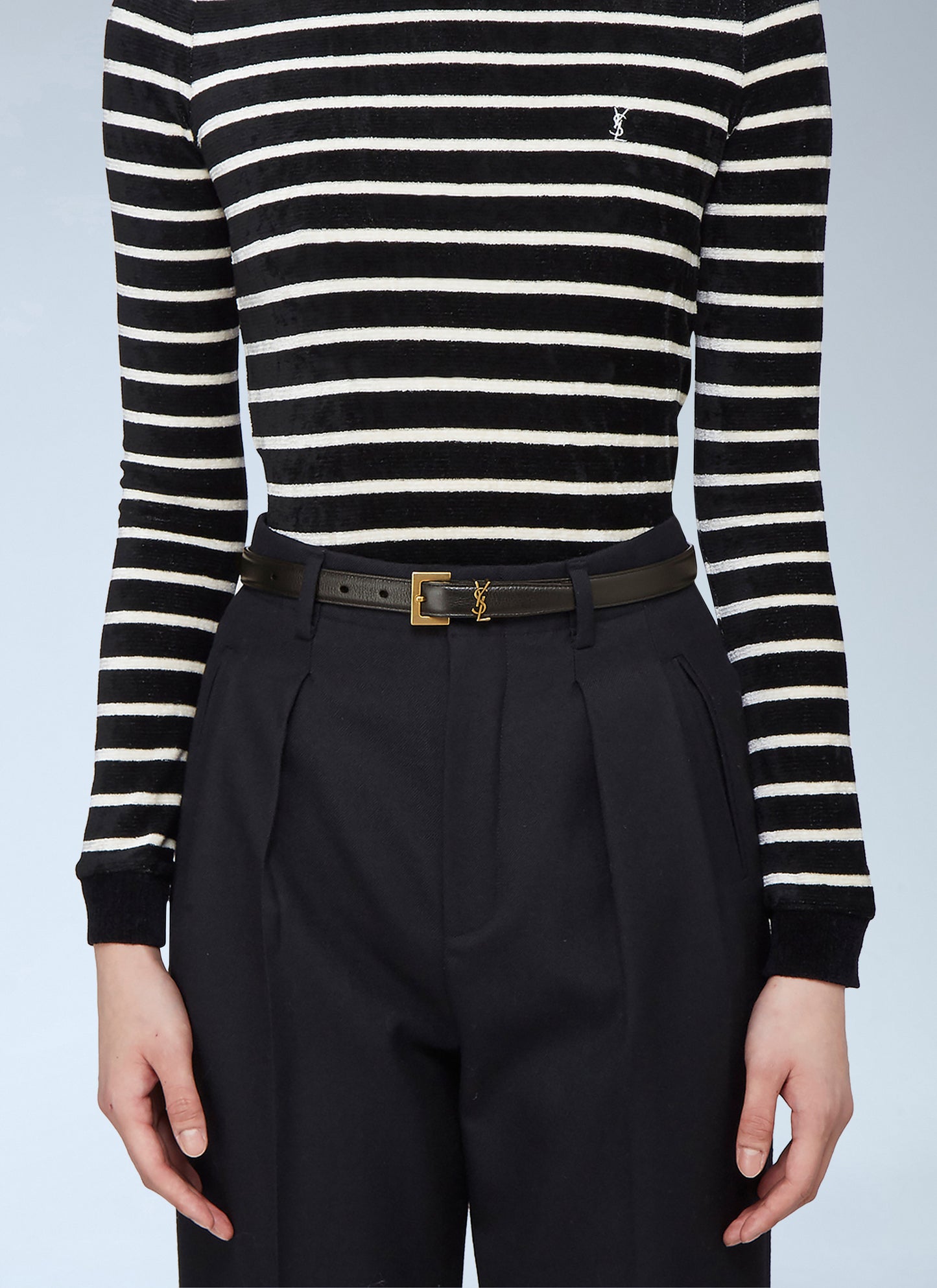 Saint Laurent Women Monogram Belt SAINT LAURENT