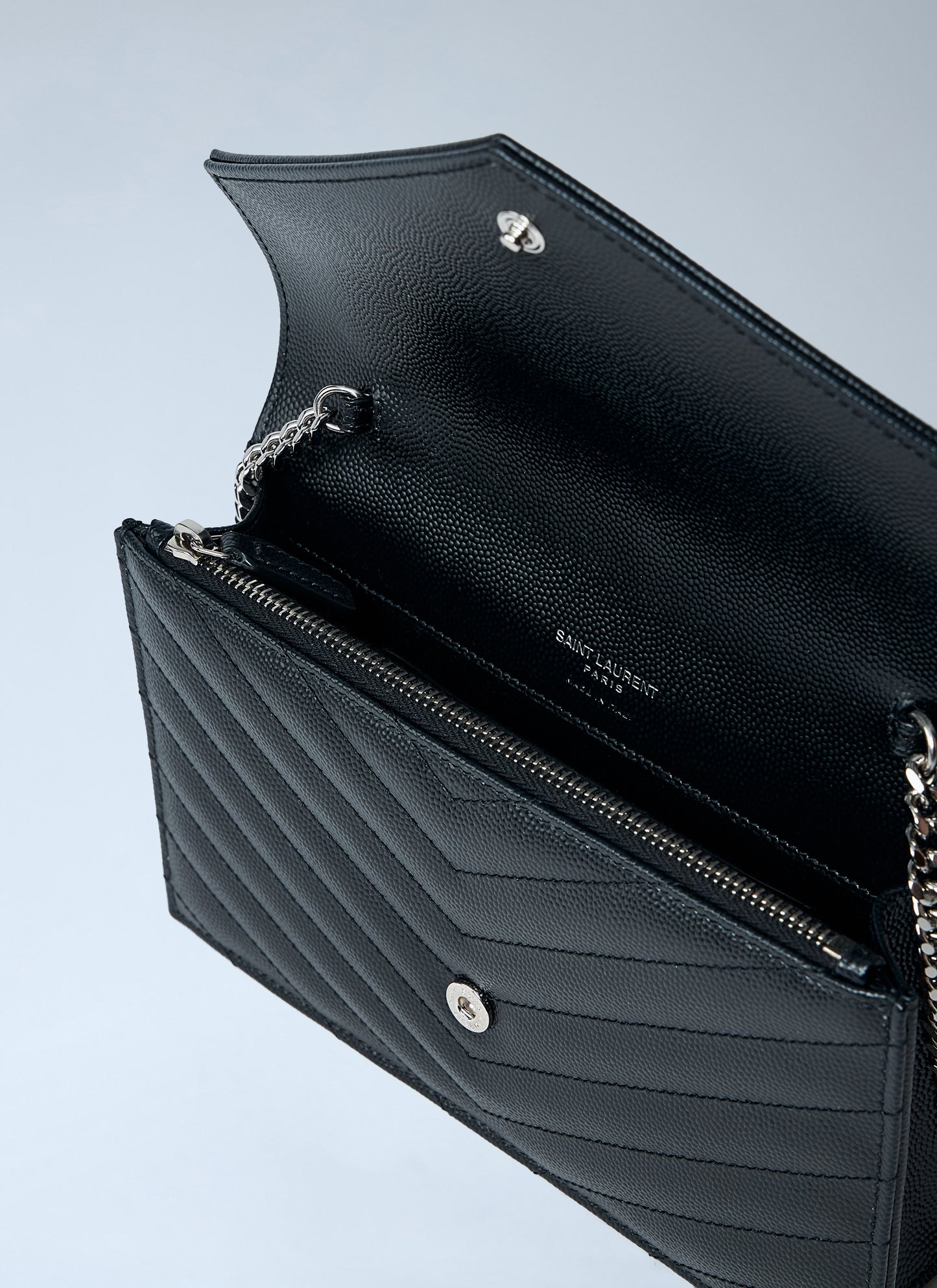 Saint Laurent Women Cassandre Envelop Chain Wallet SAINT LAURENT