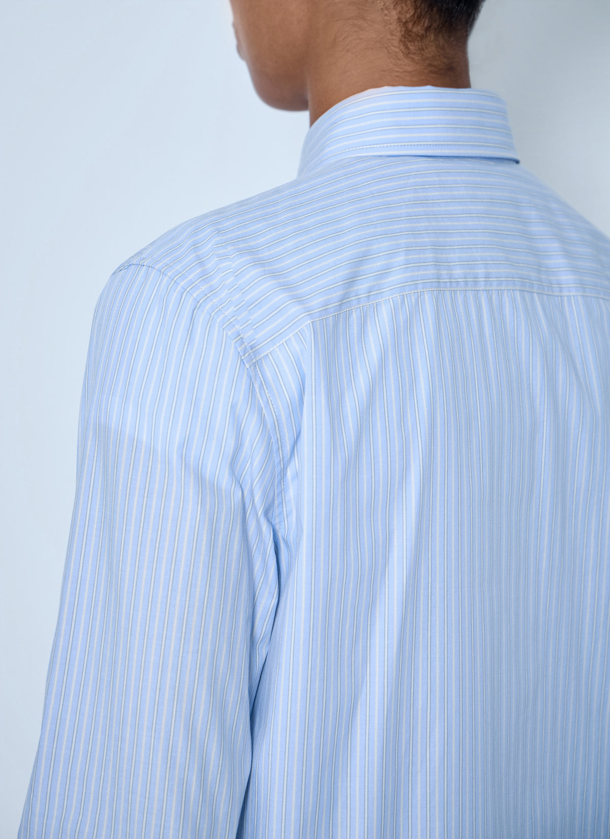 Saint Laurent Women Striped Cotton Poplin Shirt SAINT LAURENT