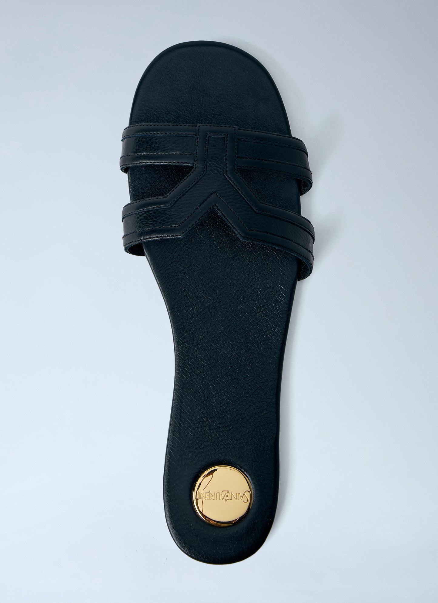 Saint Laurent Women Mabrouka Leather Sandals SAINT LAURENT