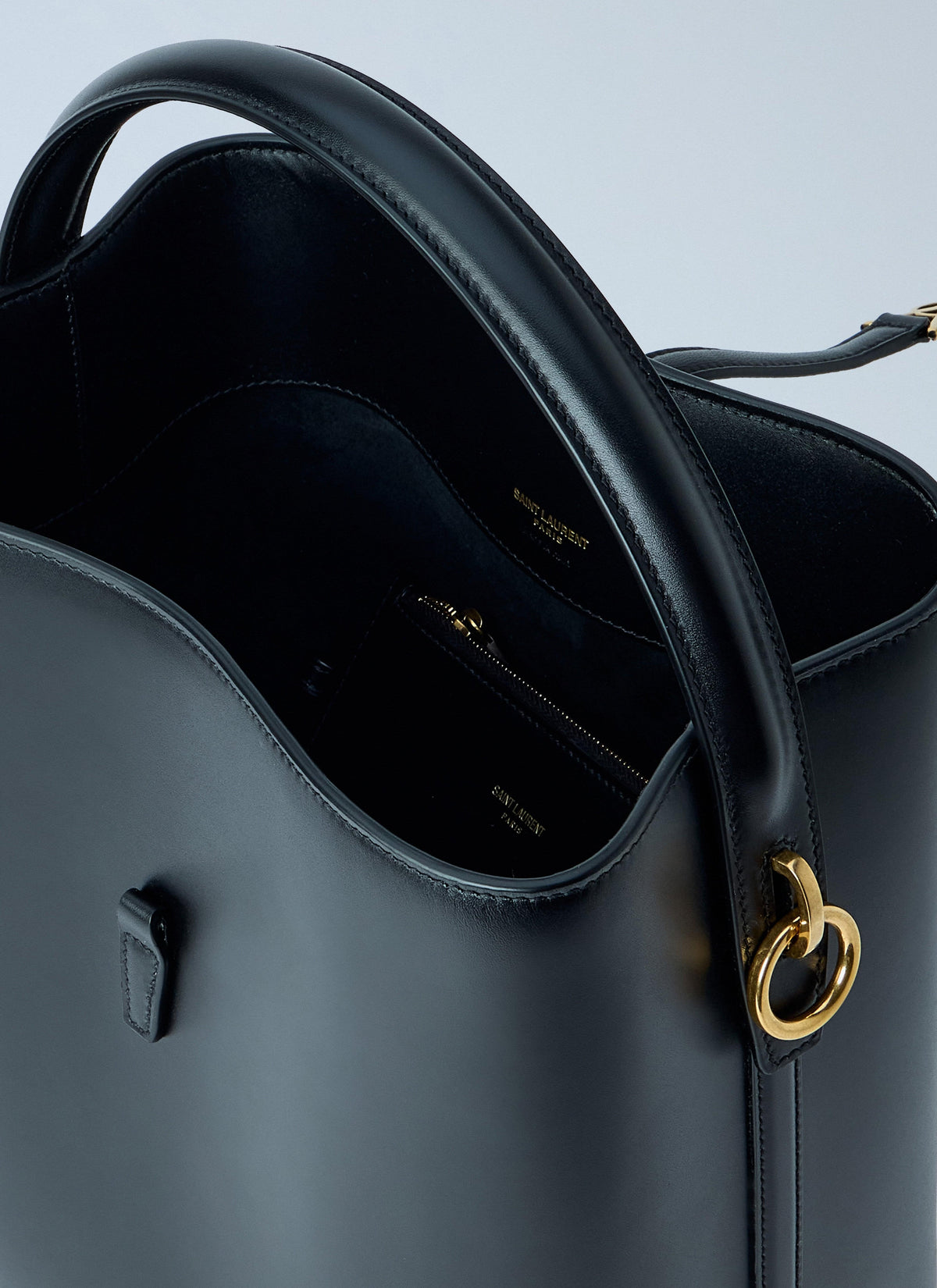 Saint Laurent Women Le 37 Leather Bucket Bag SAINT LAURENT