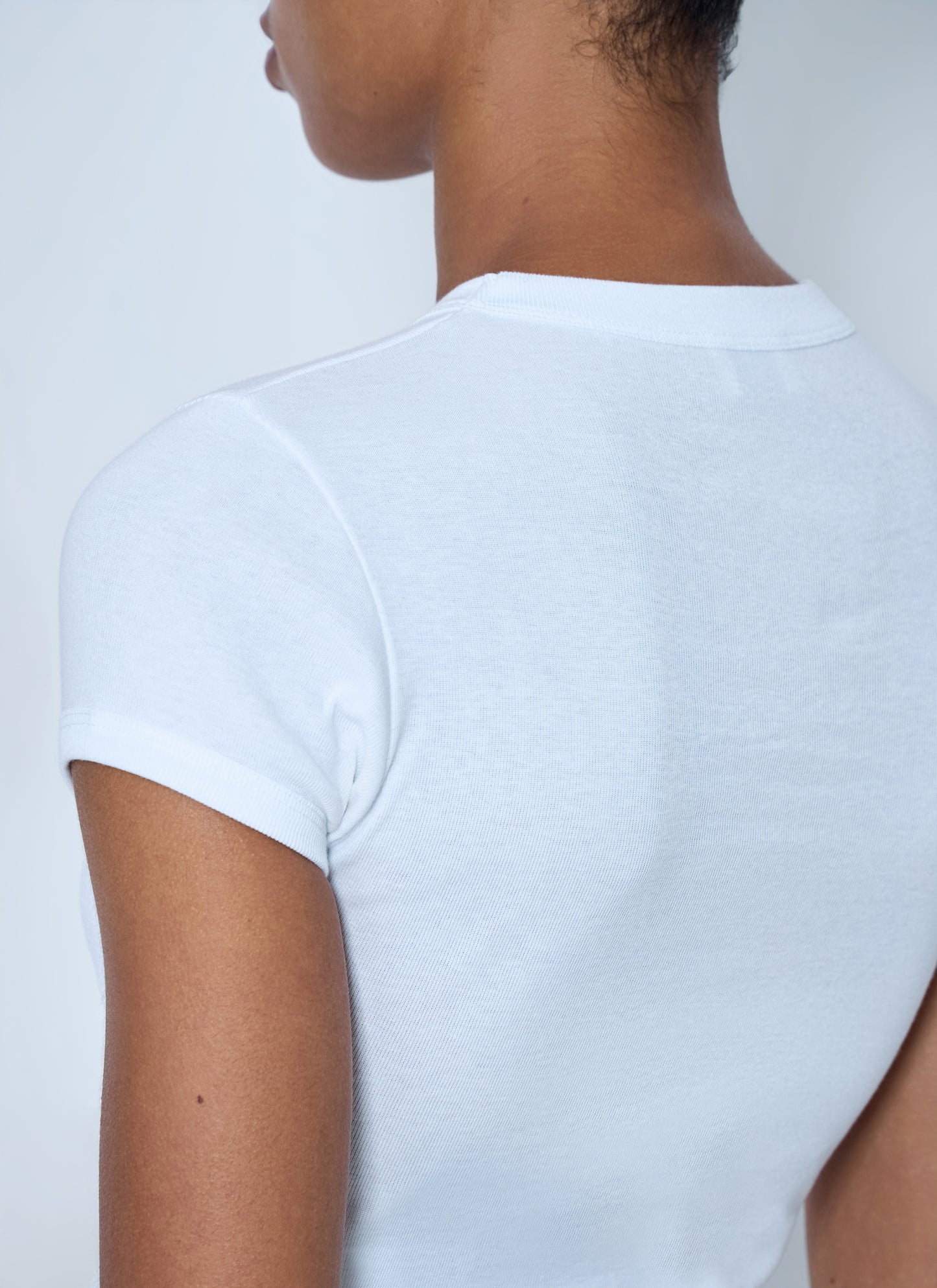 Saint Laurent Women Cotton Jersey T-Shirt SAINT LAURENT