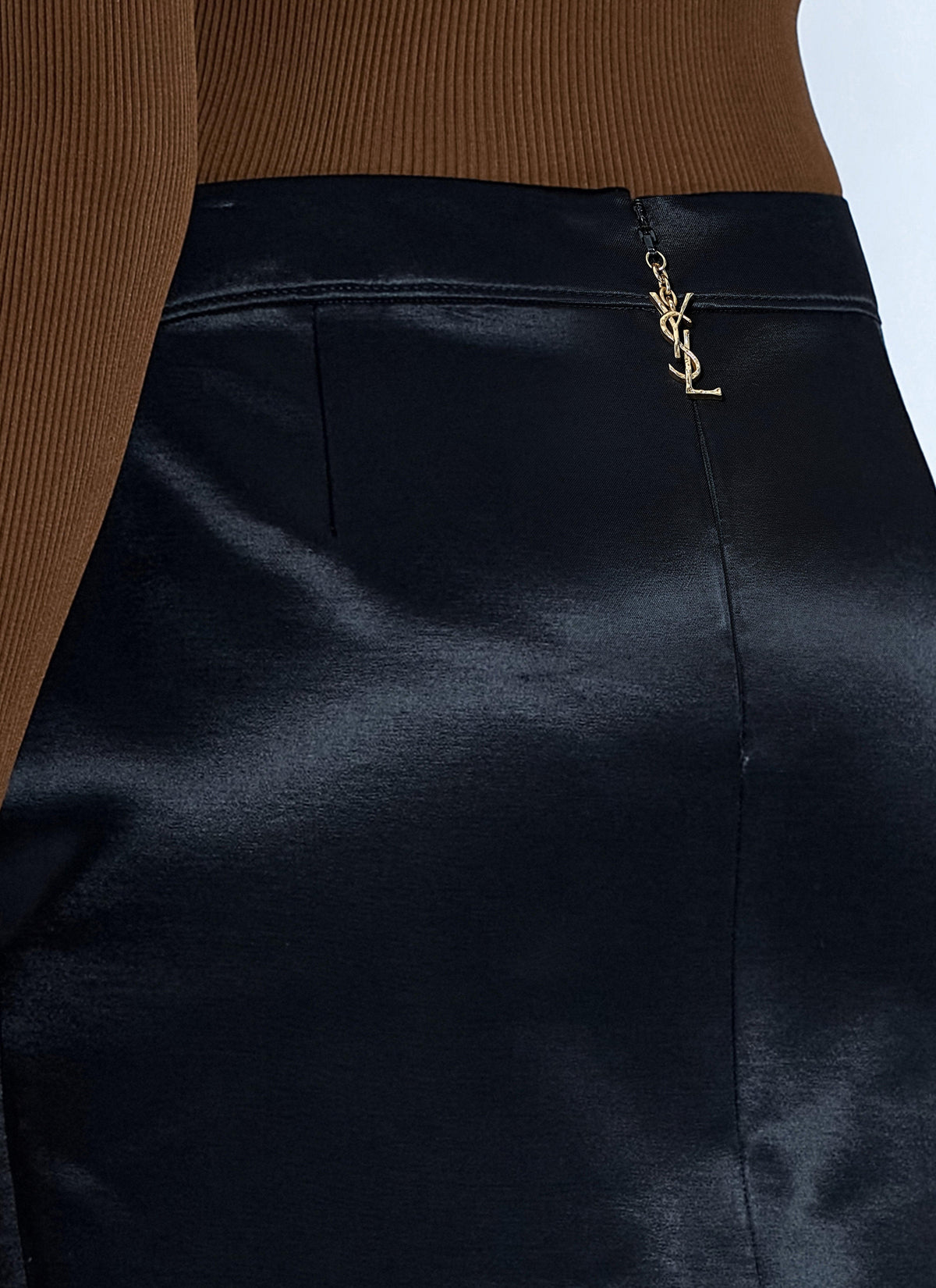 Saint Laurent Women Cassandre Pencil Skirt SAINT LAURENT