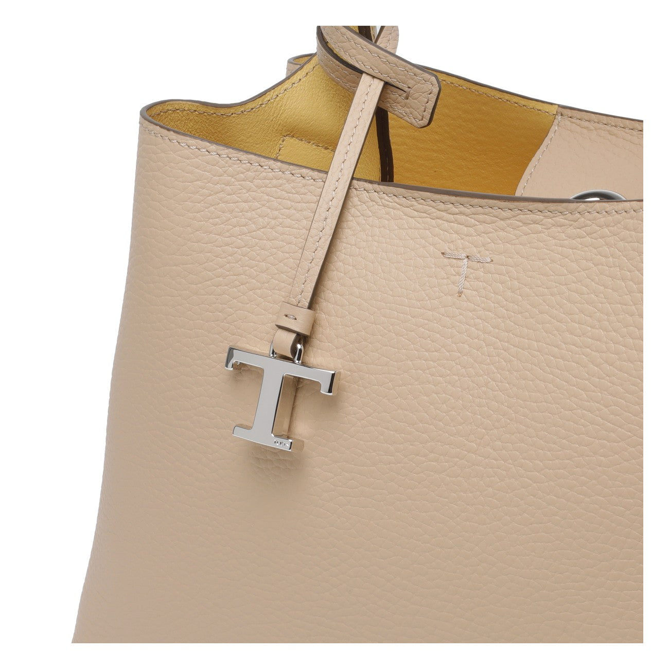 Tod's Women Small Leather Handbag With T Timeless Charm TOD'S