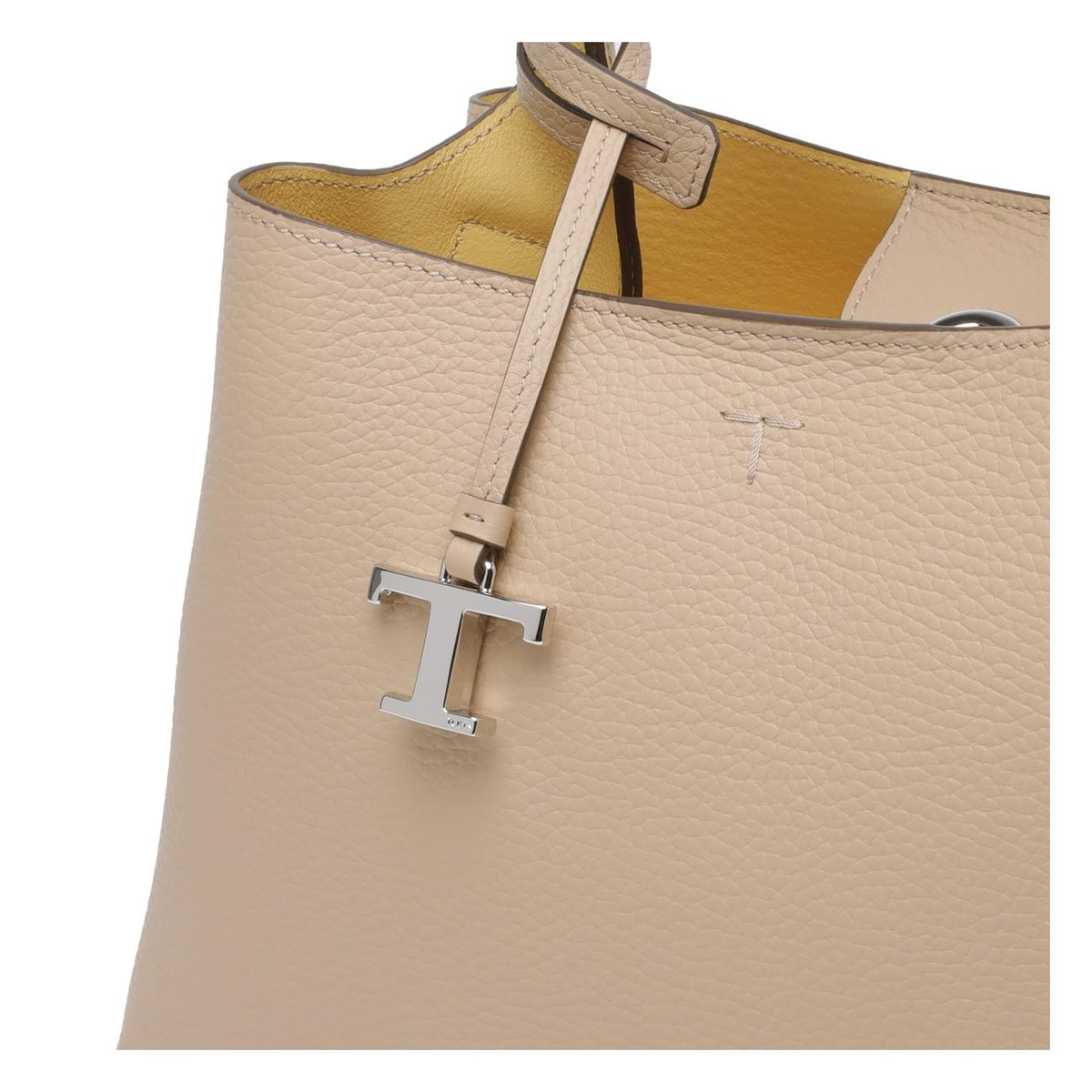 Tod's Women Small Leather Handbag With T Timeless Charm TOD'S