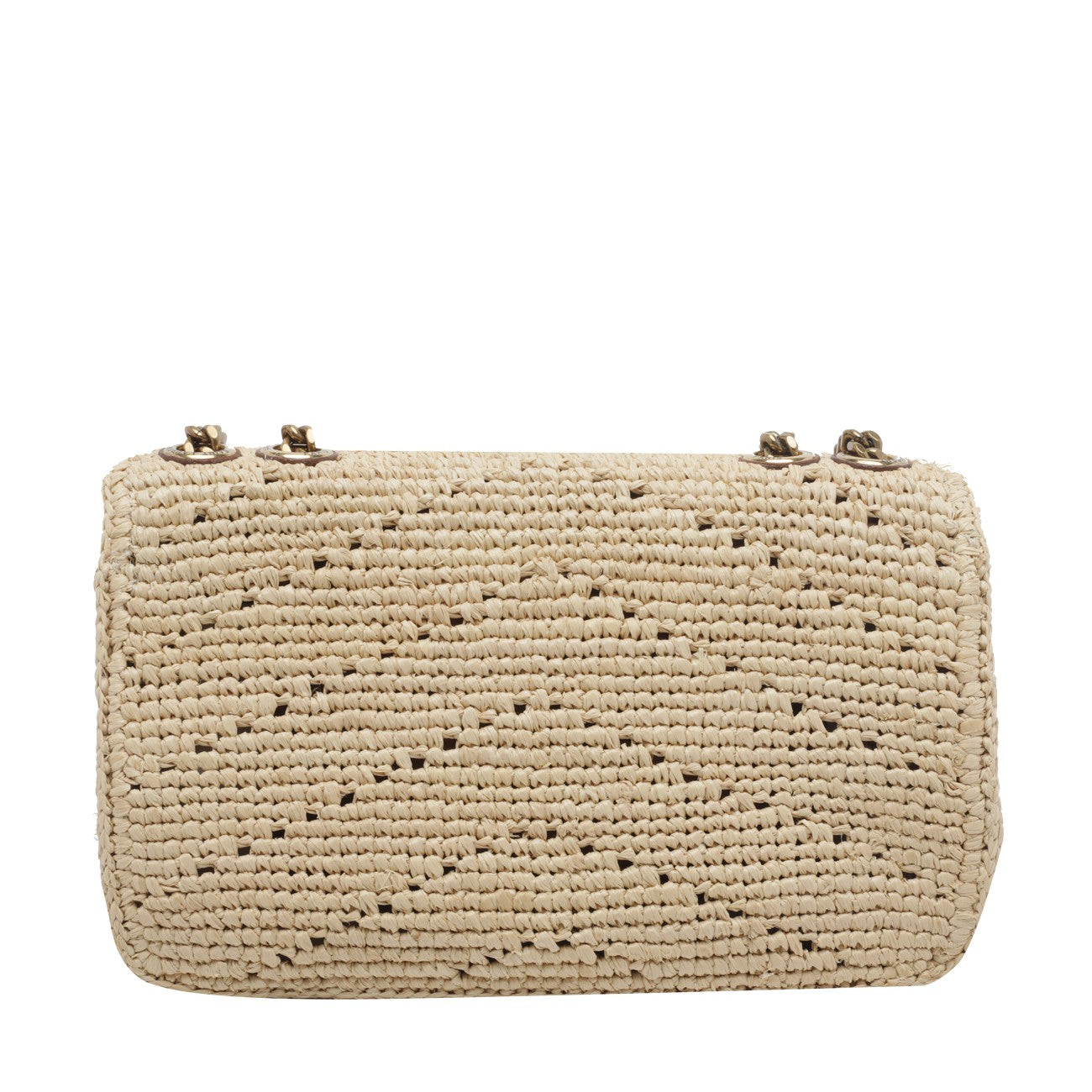 Saint Laurent Women Small Loulou Raffia Shoulder Bag SAINT LAURENT
