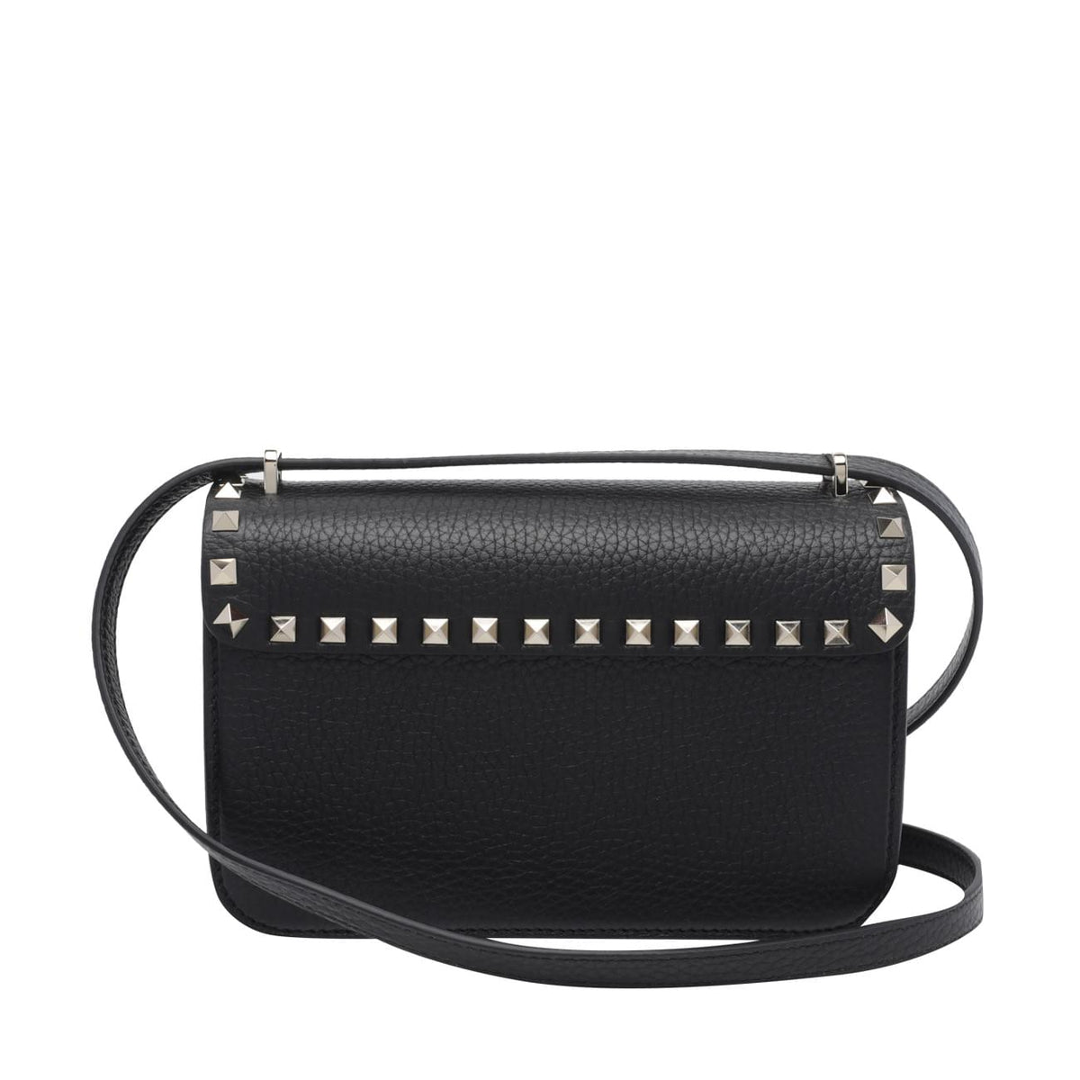 Valentino Garavani Women Small Valentino Garavani Rockstud Leather Crossbody Bag VALENTINO GARAVANI