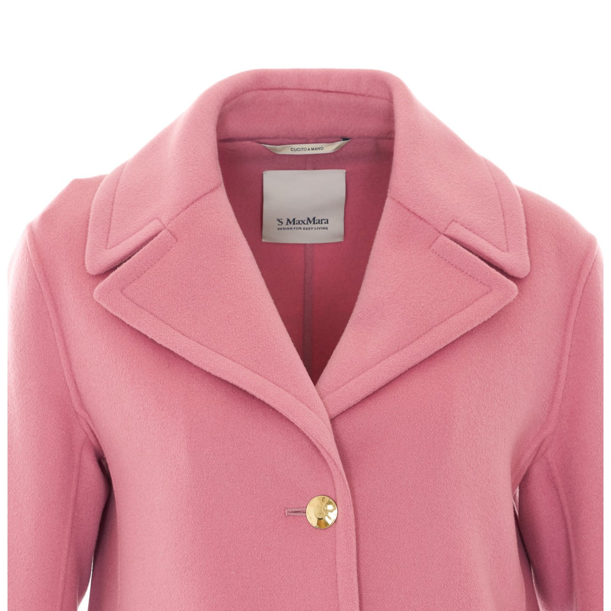 S Max Mara Women Smmsissy Single-Breasted Wool Drap Jacket S MAX MARA