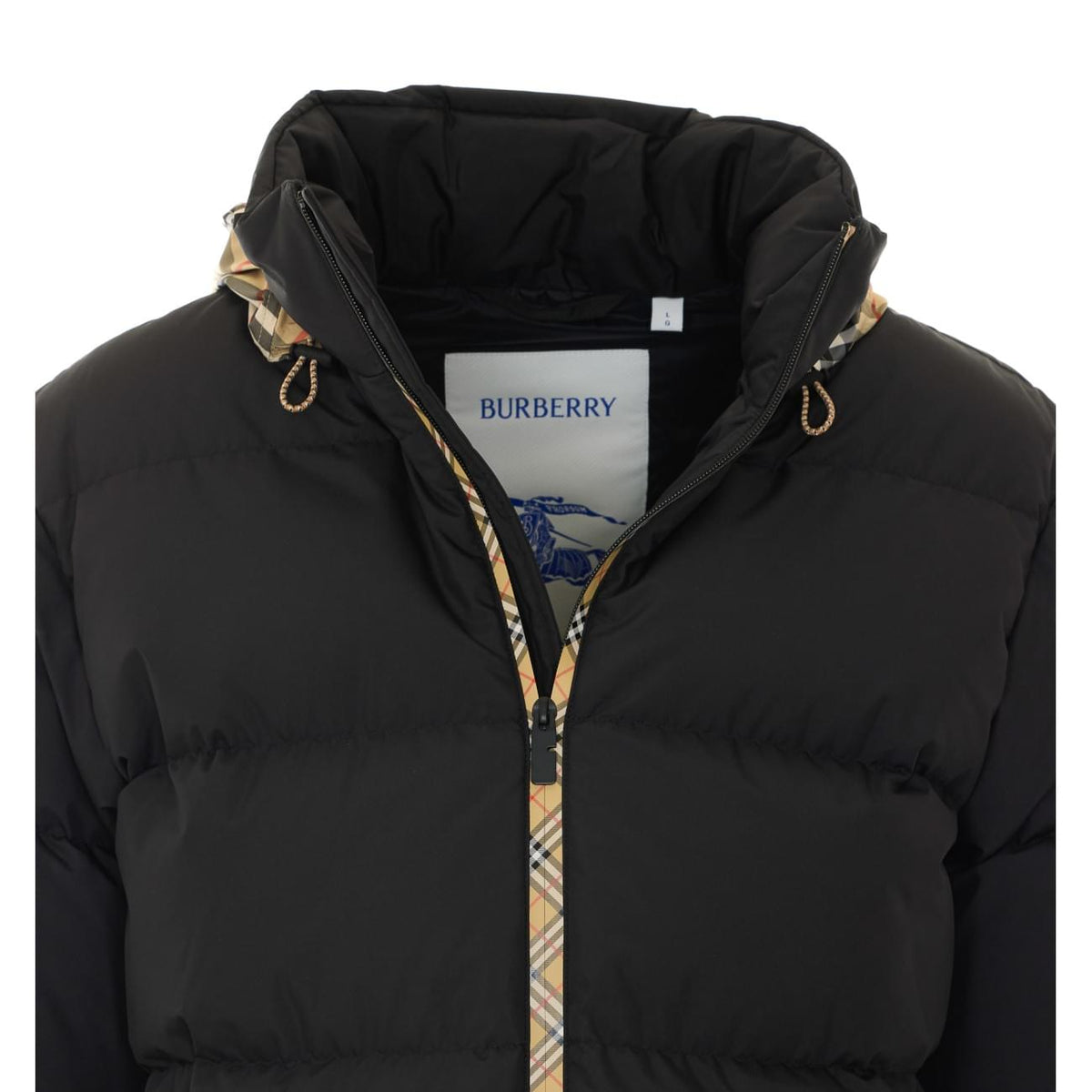 Burberry Men Snowdon Down Jacket With Checkerboard Ribbon BURBERRY