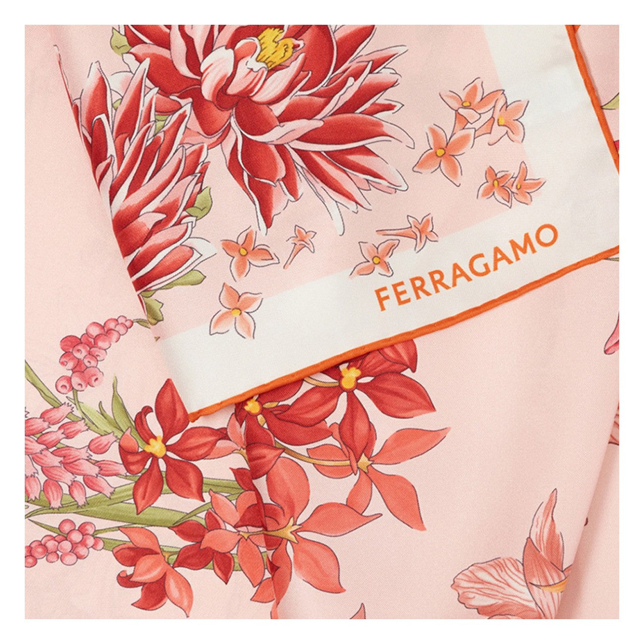 Ferragamo Women Spring Print Silk Foulard FERRAGAMO