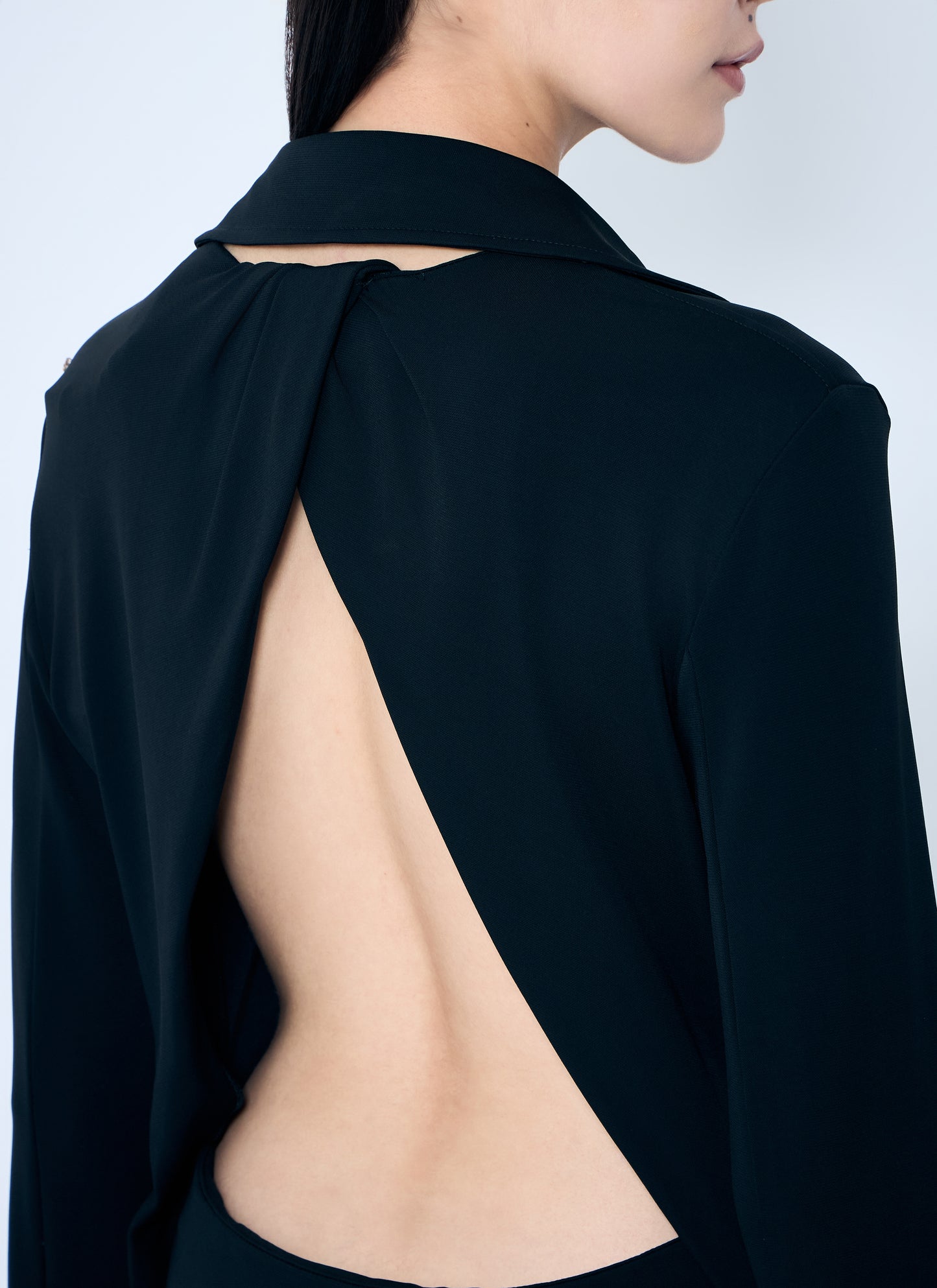 Sportmax Women Crepe Jersey Shirt Dress SPORTMAX