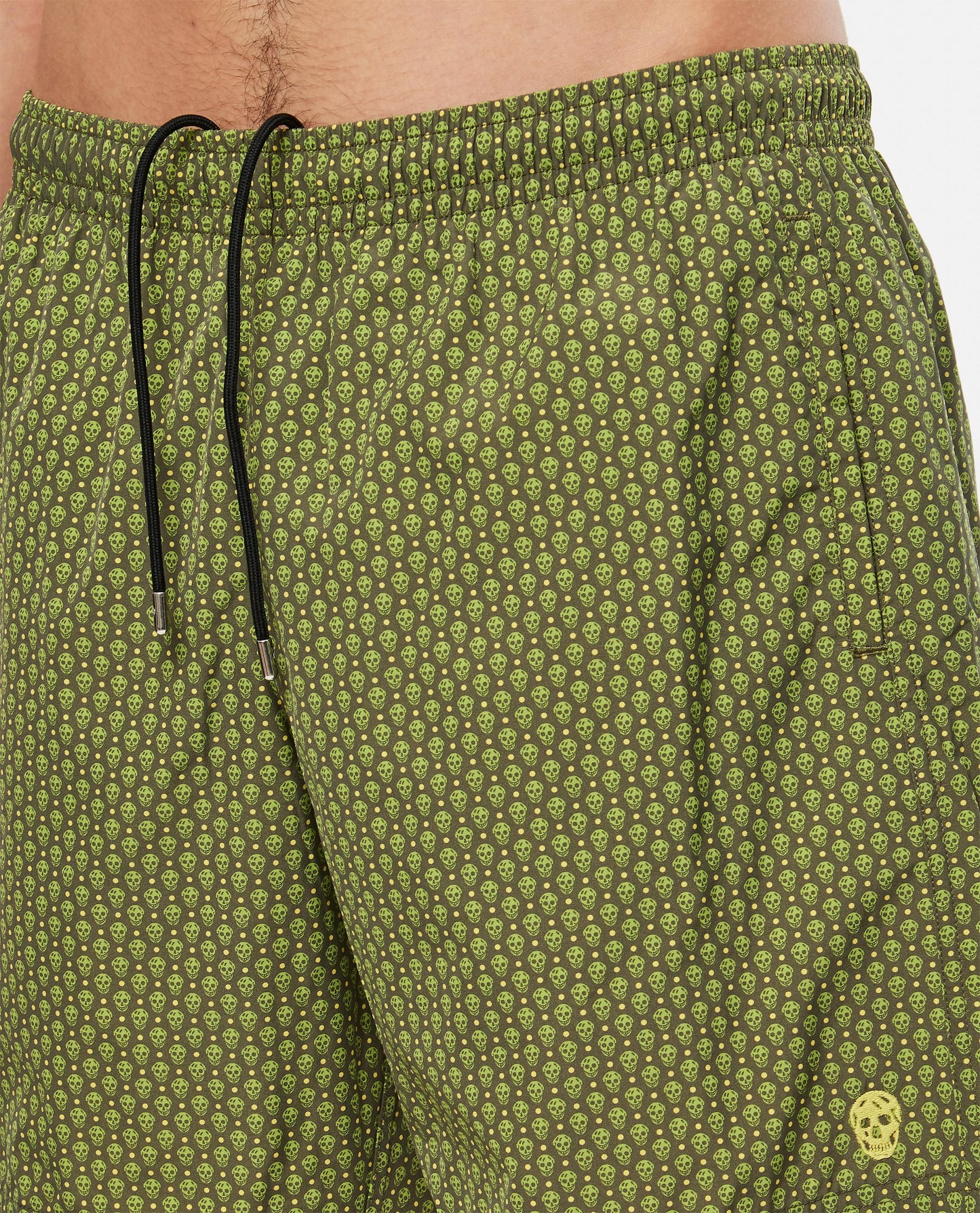Alexander Mcqueen Men Dots Skull Swimshorts ALEXANDER MCQUEEN