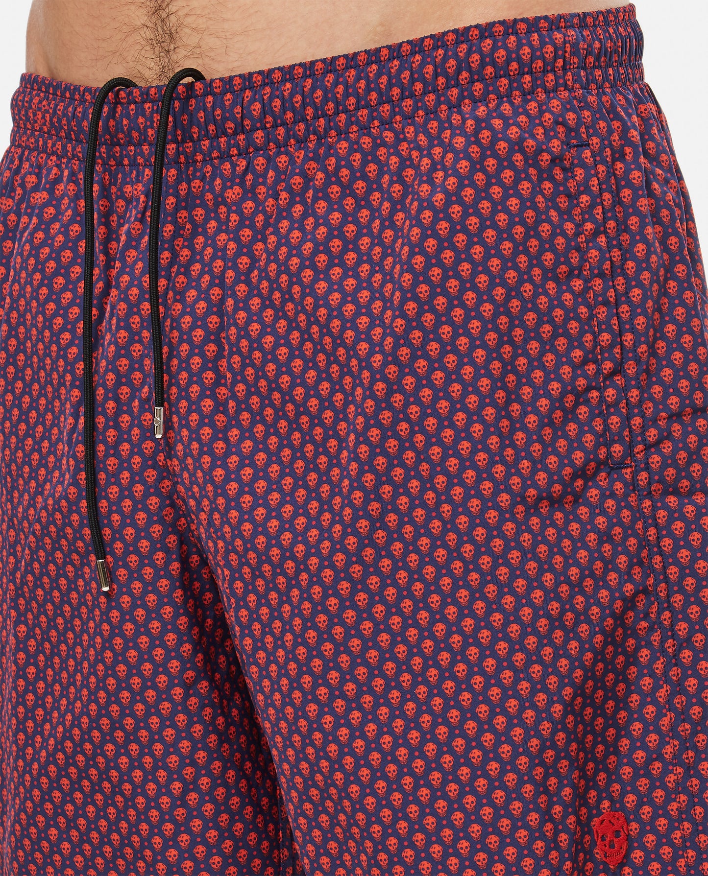 Alexander Mcqueen Men Dots Skull Swimshorts ALEXANDER MCQUEEN