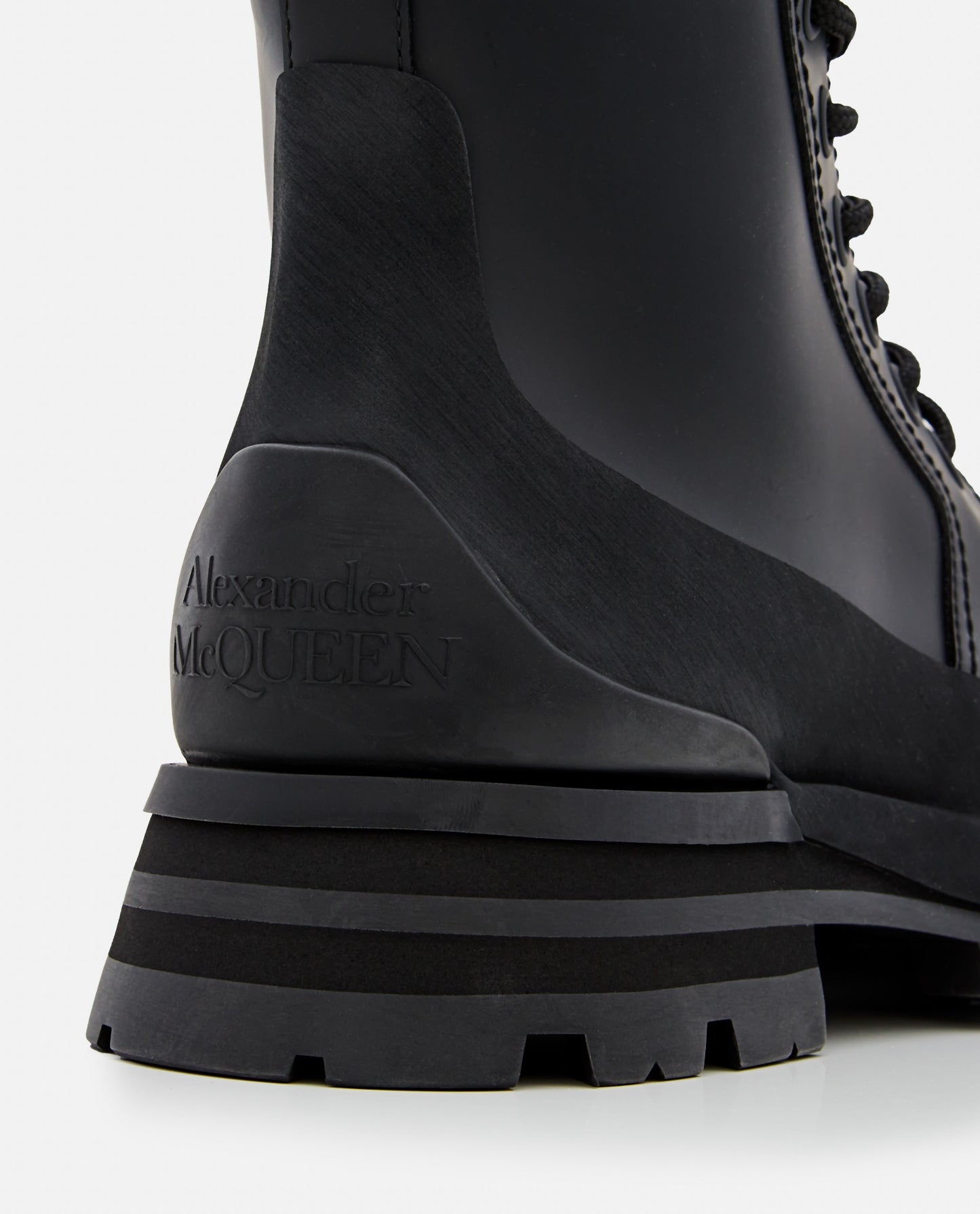 Alexander Mcqueen Men Leather Boots ALEXANDER MCQUEEN