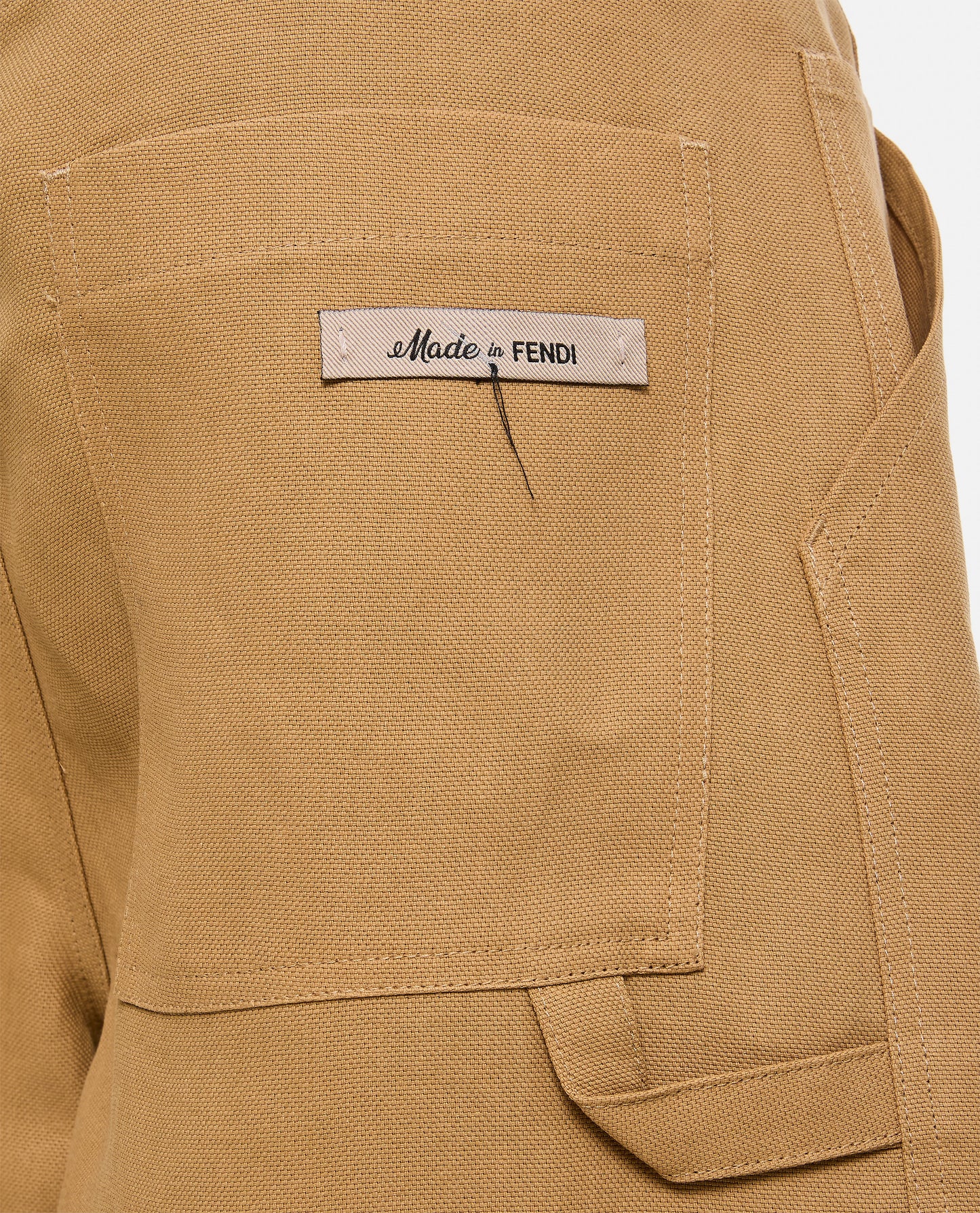 Fendi Men Paper Canvas Bermuda FENDI