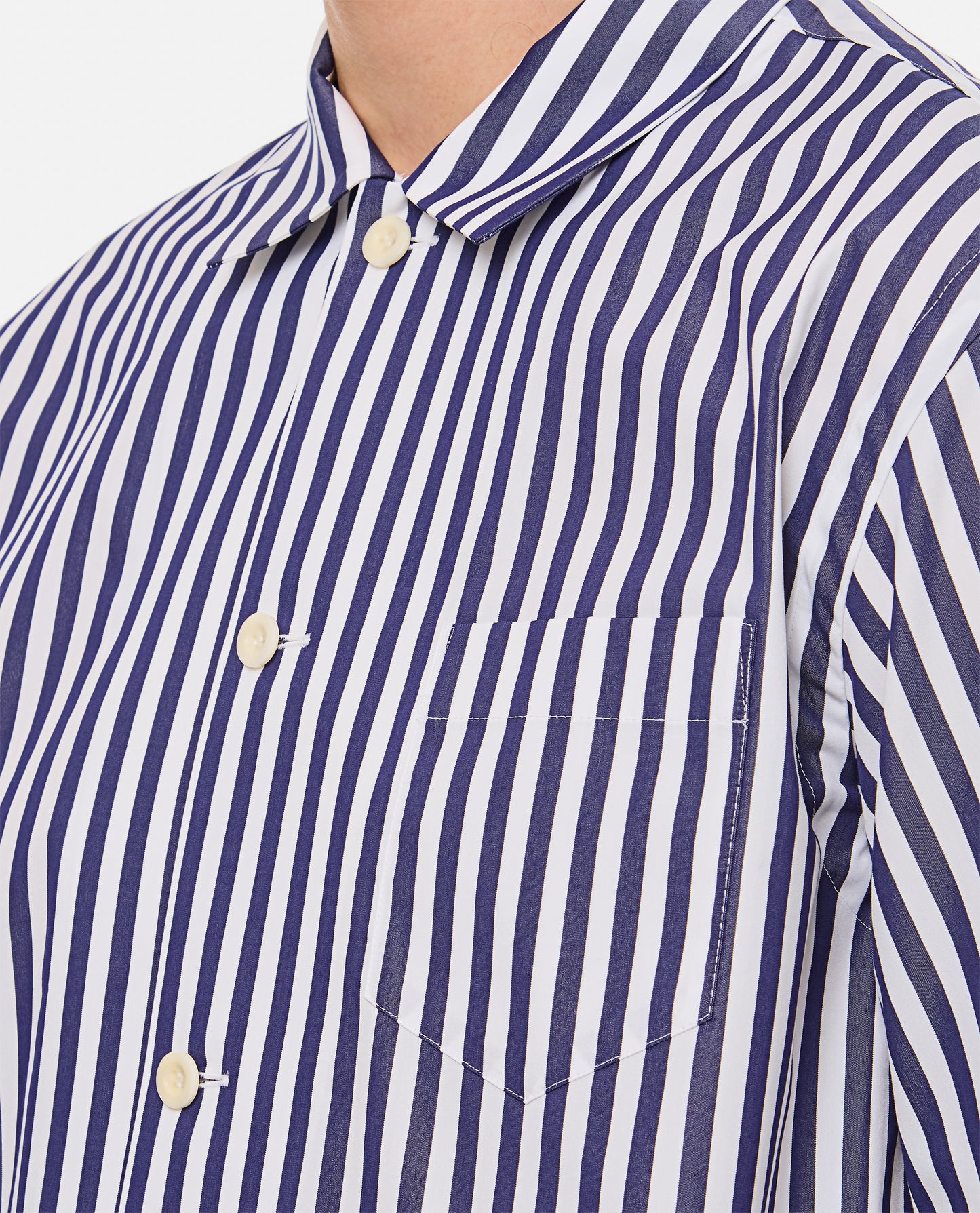 Sacai Men Cotton Poplin Shirt SACAI