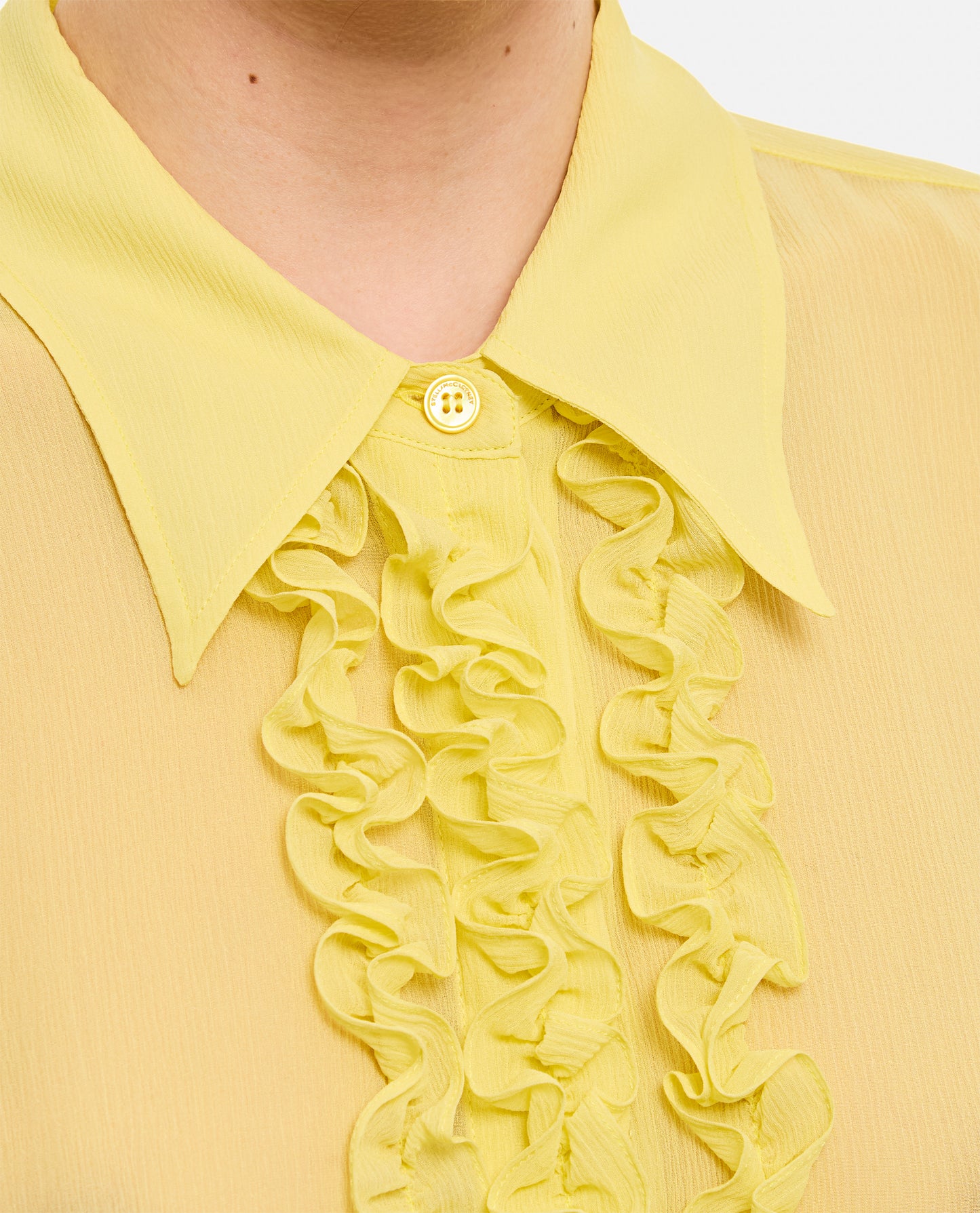 Stella Mccartney Women Ruffled Slim Shirt STELLA MCCARTNEY