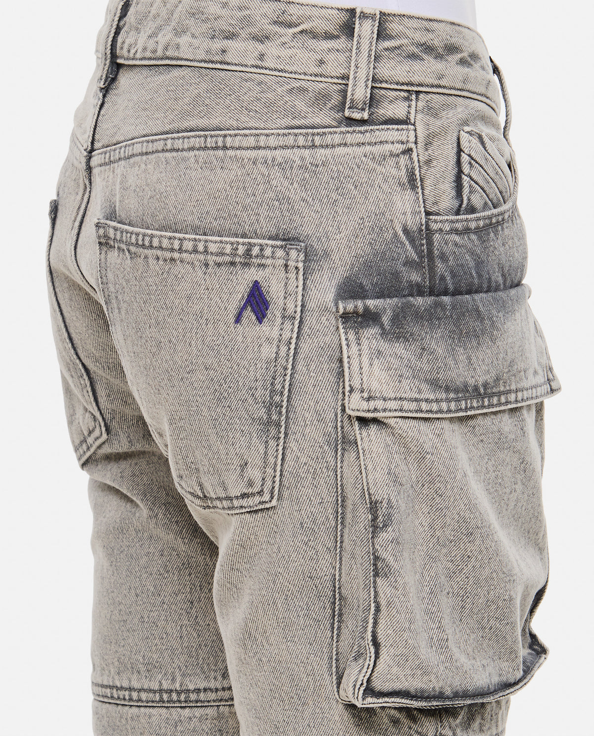 The Attico Women Essie Denim Cargo Pants THE ATTICO