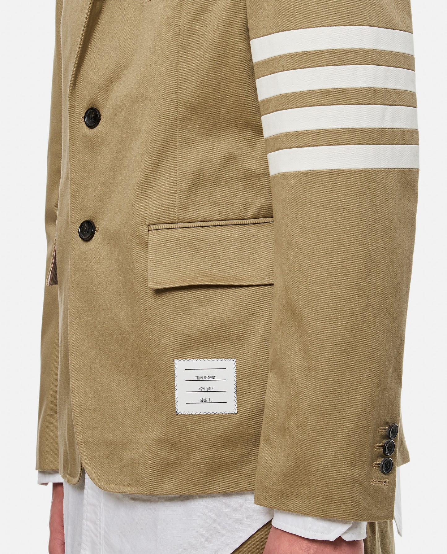 Thom Browne Men Classic Sport Jacket W/ 4 Bar In Cotton Twill THOM BROWNE