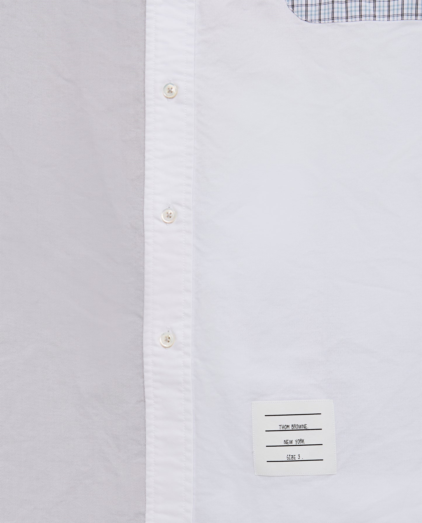 Thom Browne Men Oversized Cotton Shirt THOM BROWNE