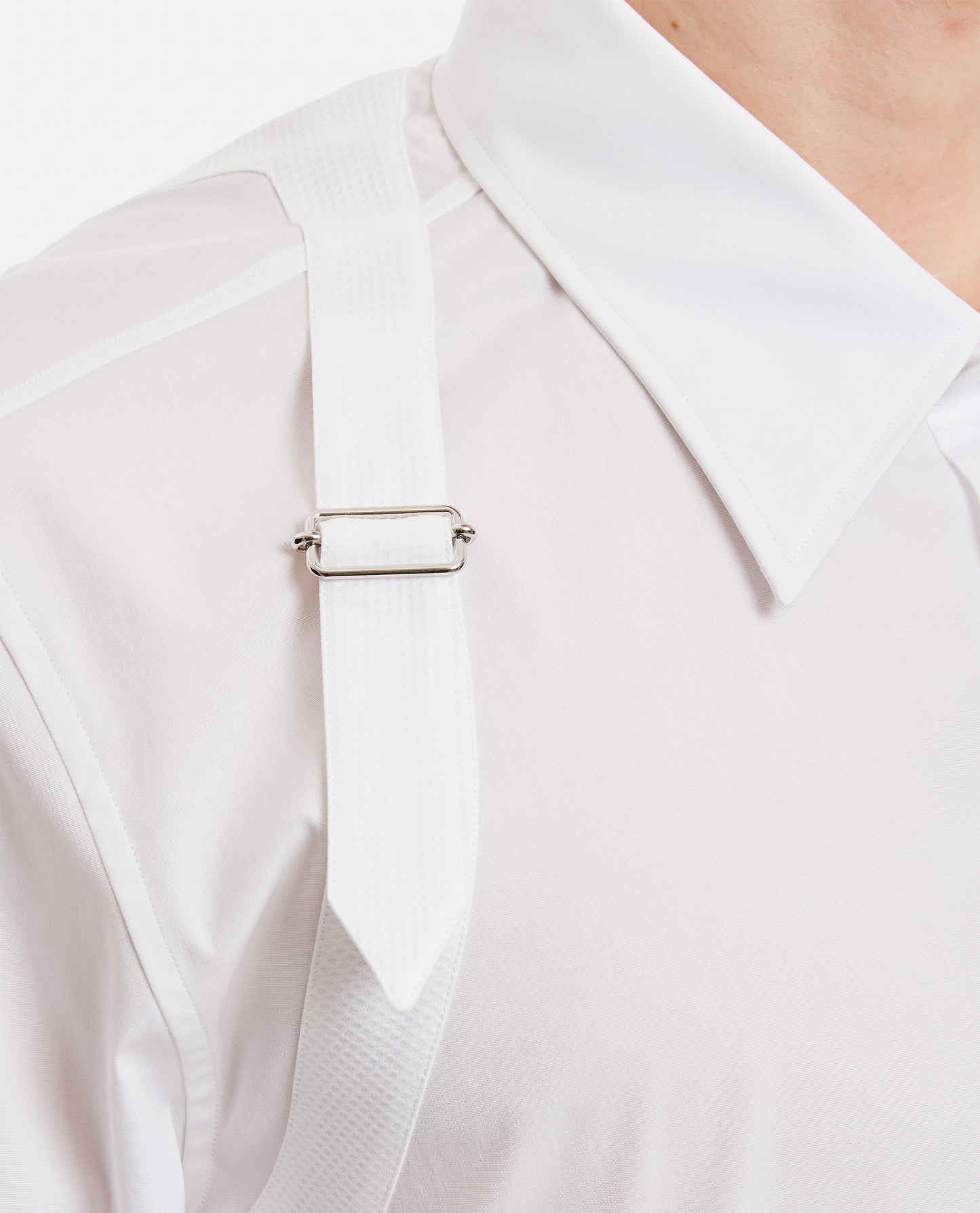 Alexander Mcqueen Men Harness Cotton Shirt ALEXANDER MCQUEEN