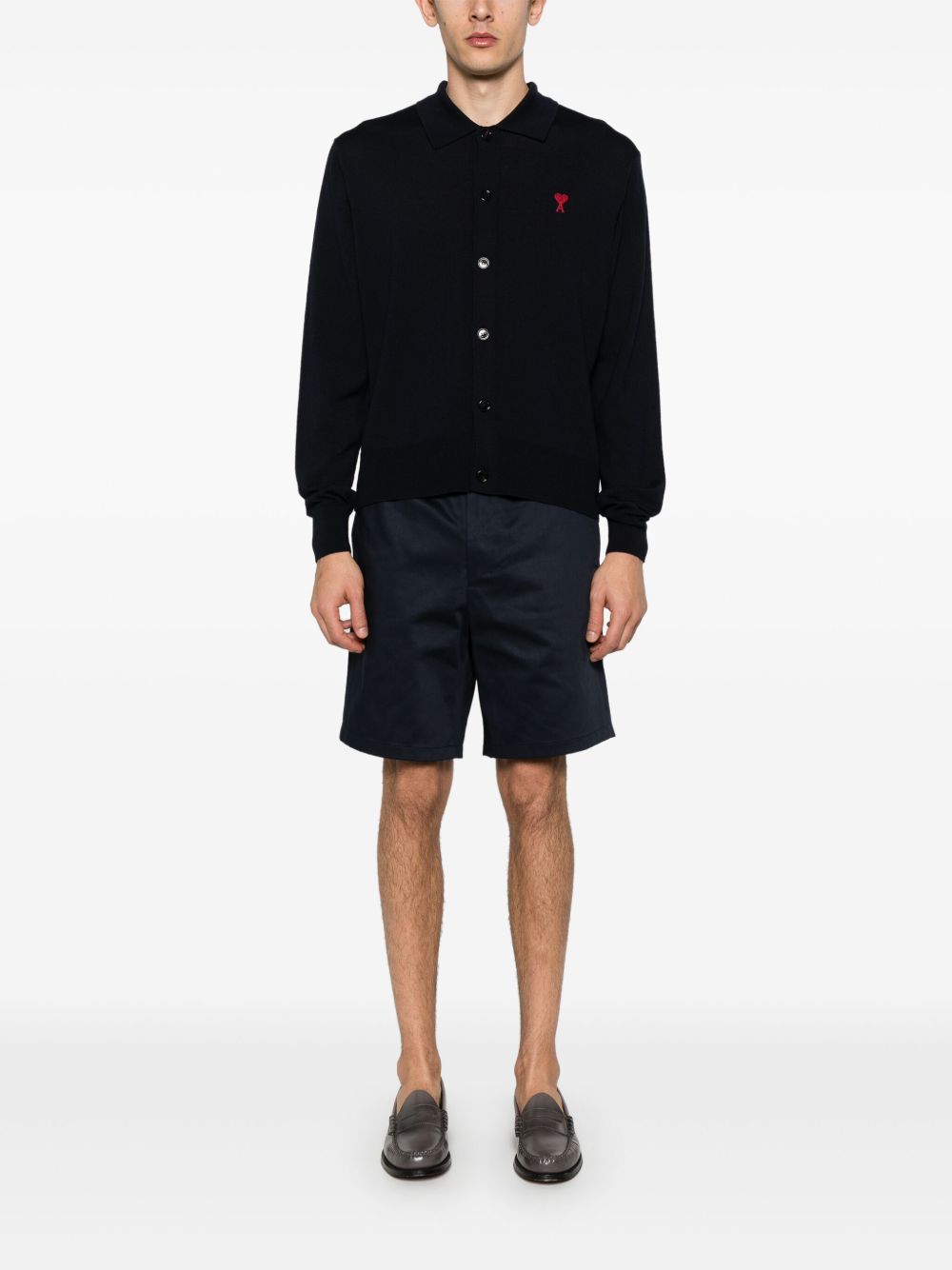 Ami Paris Men Cotton Shorts AMI PARIS