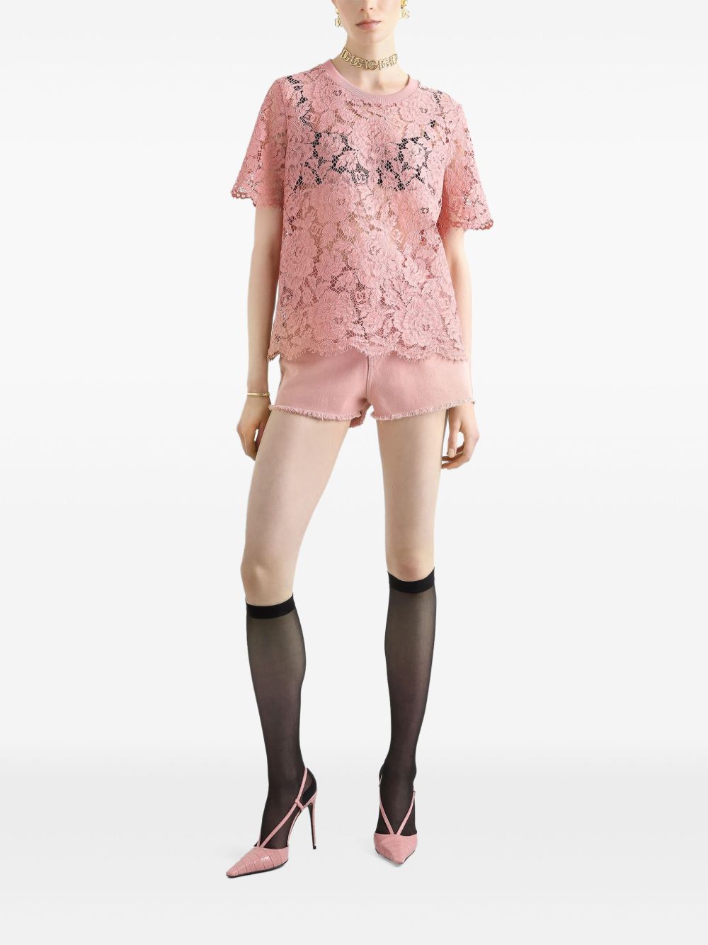 Dolce & Gabbana Women Lace Top