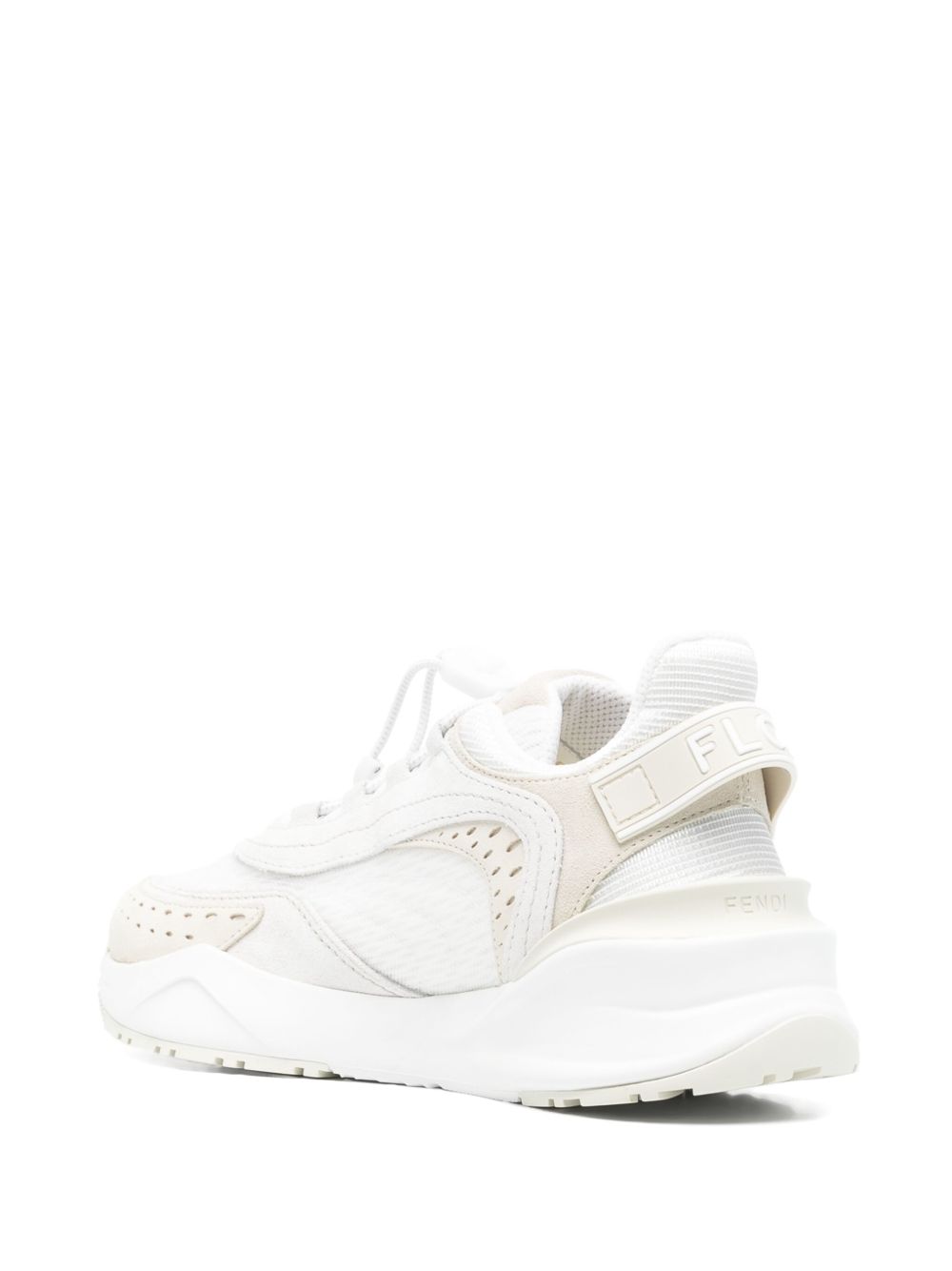 Fendi Women Fendi Flow Leather Sneakers