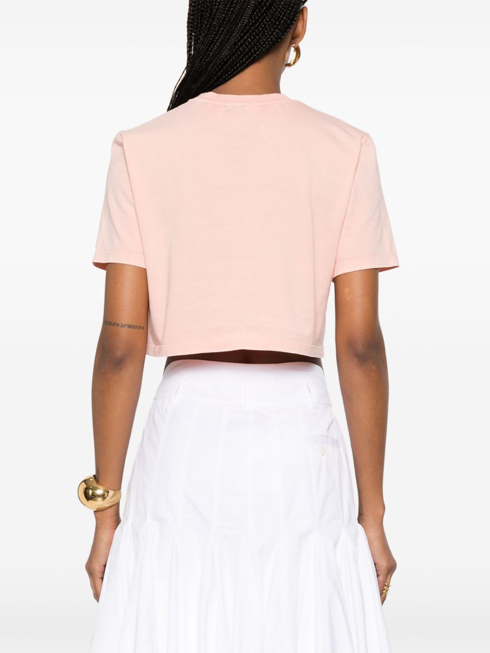 Fendi Women Logo Cotton T-Shirt FENDI