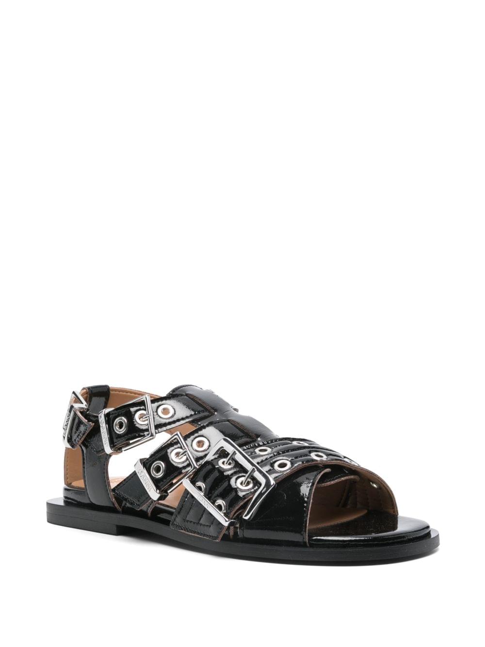 Ganni Women Feminine Buckle Sandals GANNI