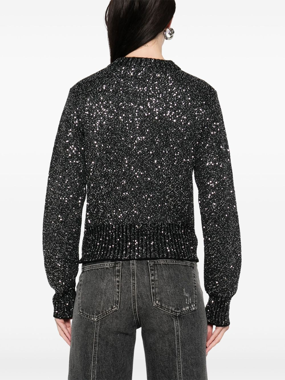 Golden Goose Women Sequined Wool Blend Jumper GOLDEN GOOSE