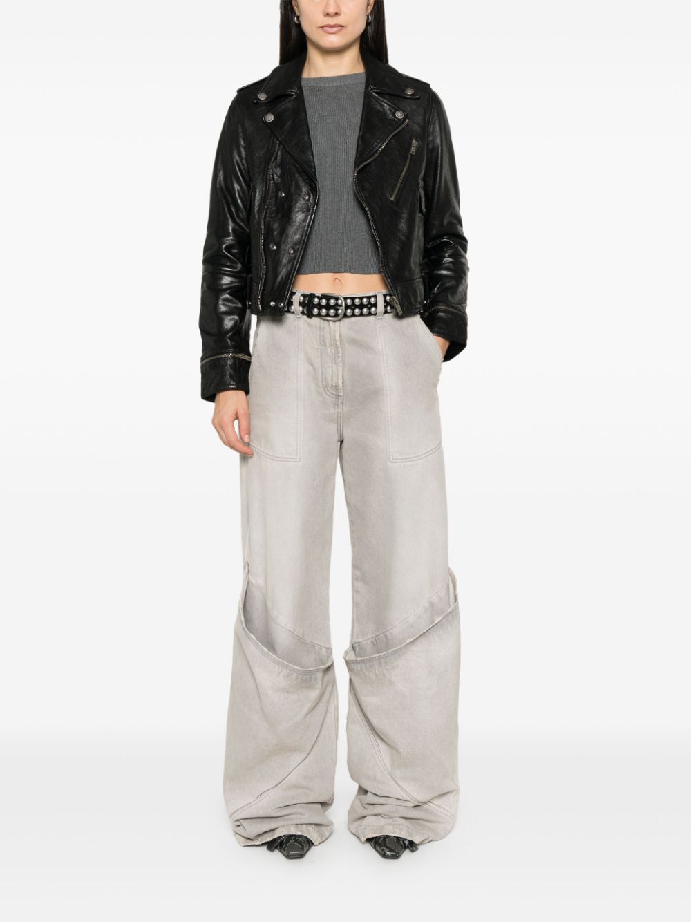 Golden Goose Women Leather Jacket GOLDEN GOOSE