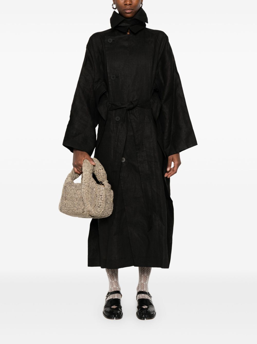 Issey Miyake Women Long Coat ISSEY MIYAKE